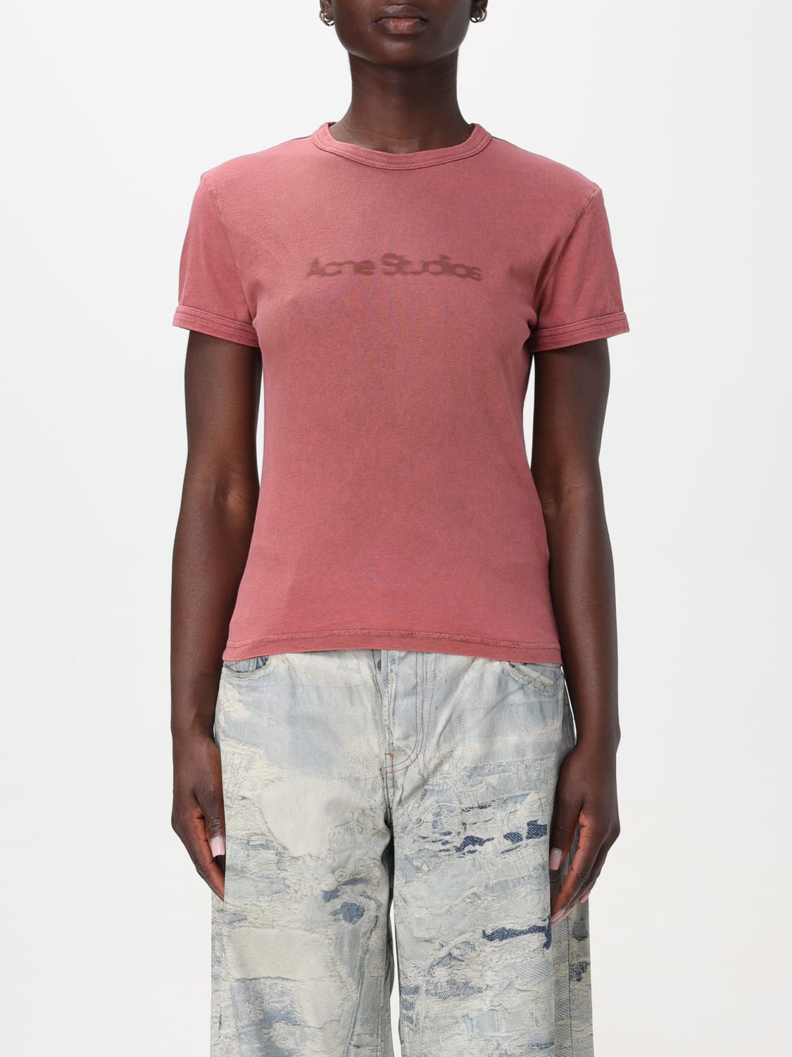 ACNE STUDIOS T-SHIRT: Sweater woman Acne Studios, Rust - Img 1