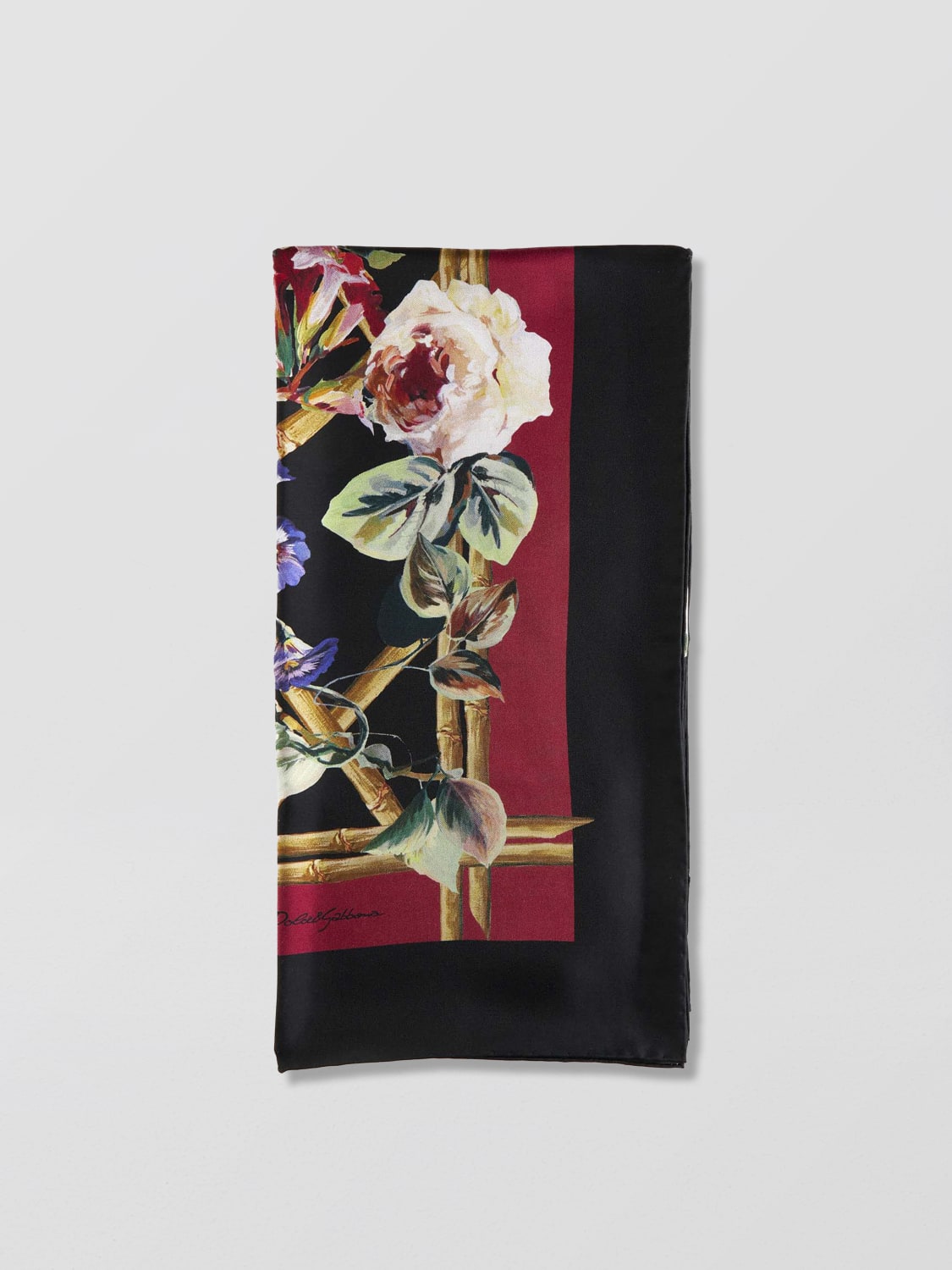 DOLCE & GABBANA NECK SCARF: Neck scarf woman Dolce & Gabbana, Multicolor - Img 1