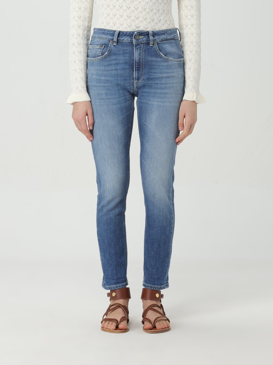 DONDUP JEANS: Jeans Dondup in denim , Blue - Img 1