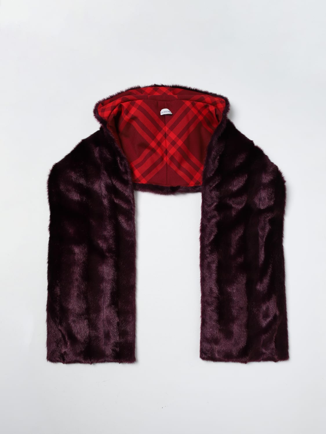 Black and red burberry scarf best sale