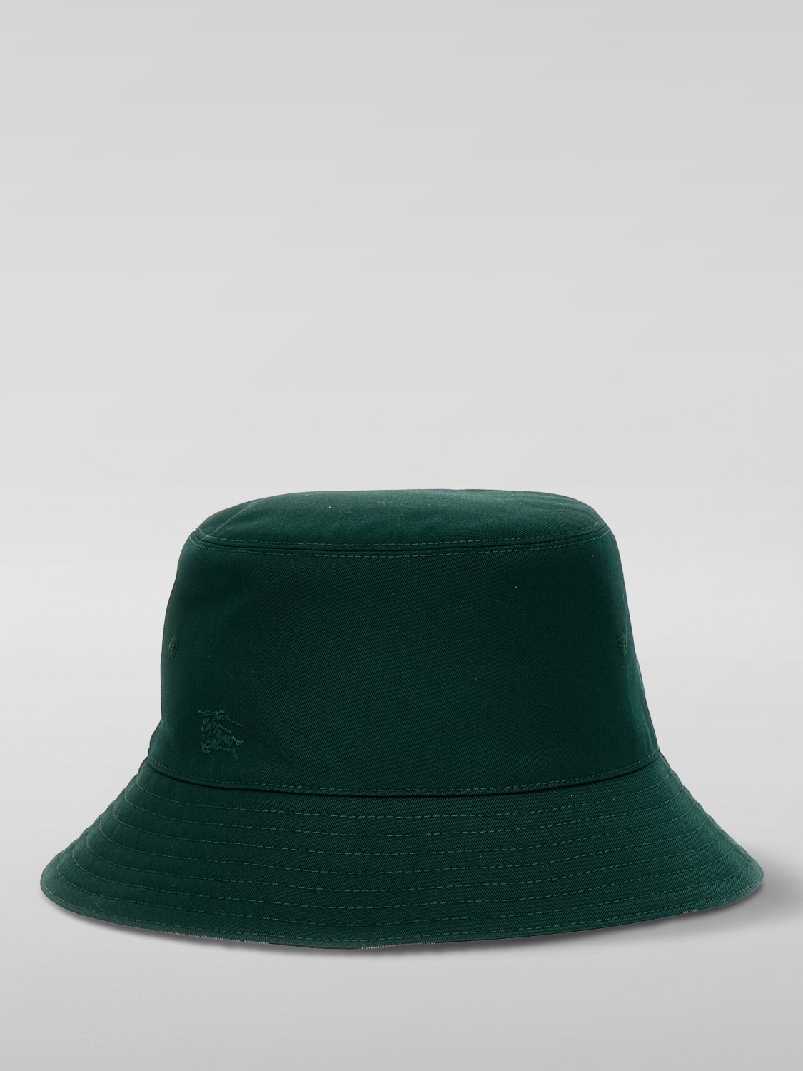 Giglio Cappello Burberry reversibile in misto cotone stampato