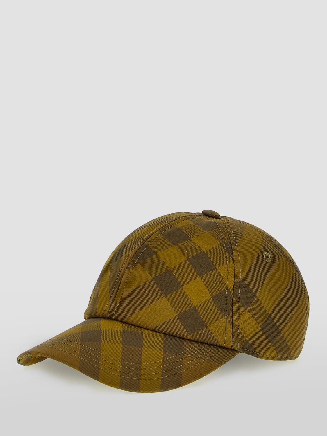 Giglio Cappello Burberry in cotone con stampa check