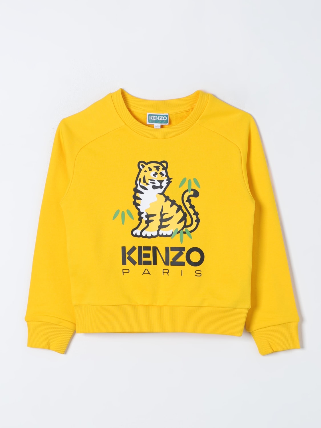 Shops kenzo yellow crewneck sweaters