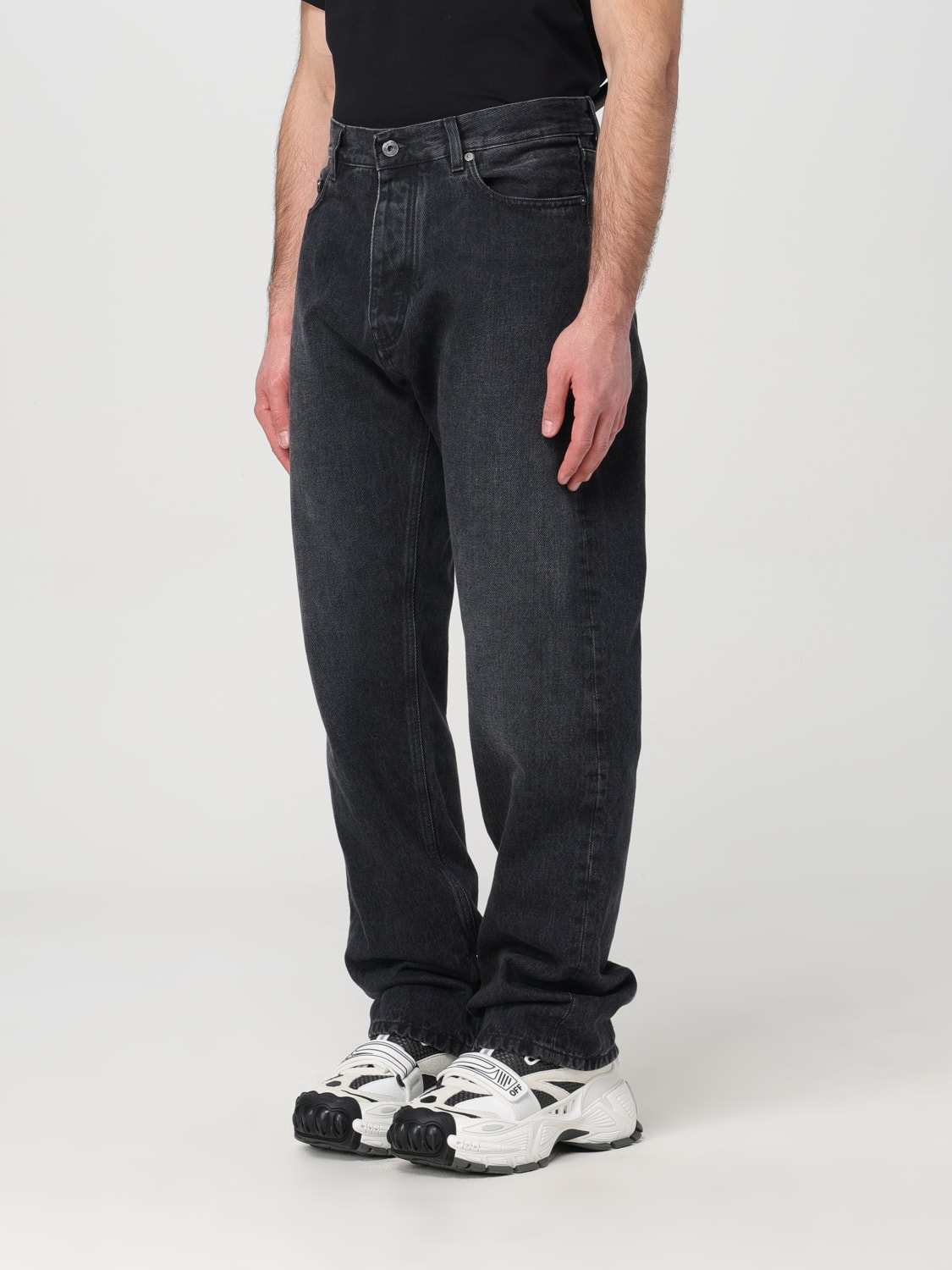 OFF-WHITE JEANS: Jeans men Off-white, Black - Img 4