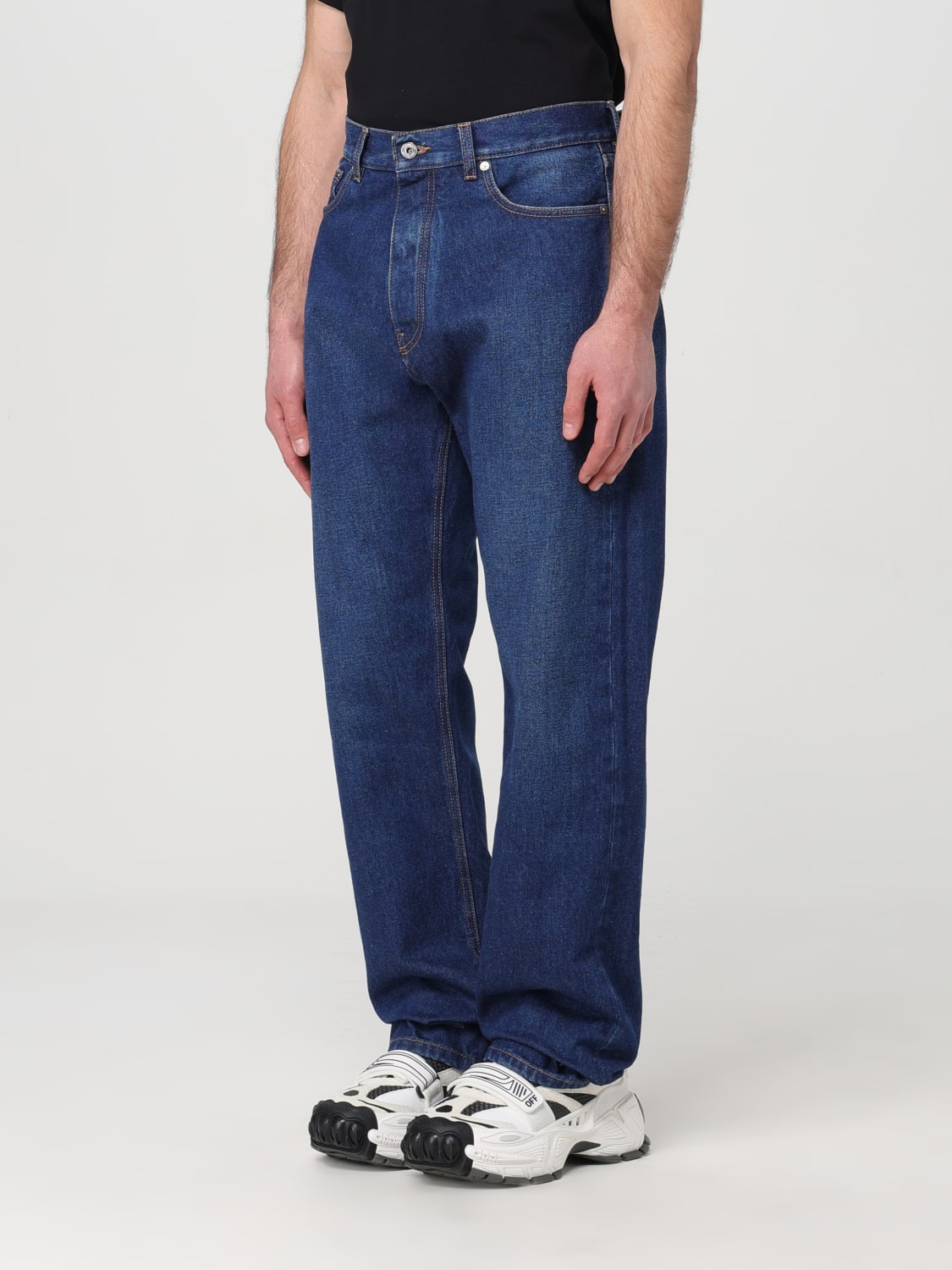 OFF-WHITE JEANS: Jeans men Off-white, Blue - Img 4