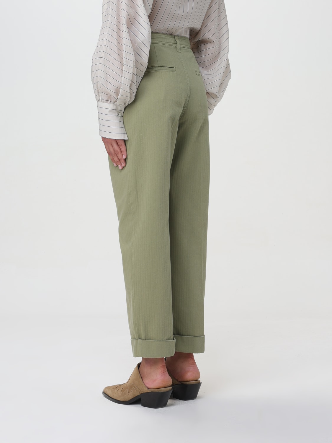 パンツ ETRO Woman Pants Green WREA0018AC169 V0688 Etro Outlet: Pants woman - Green | Etro pants WREA0018AC169
