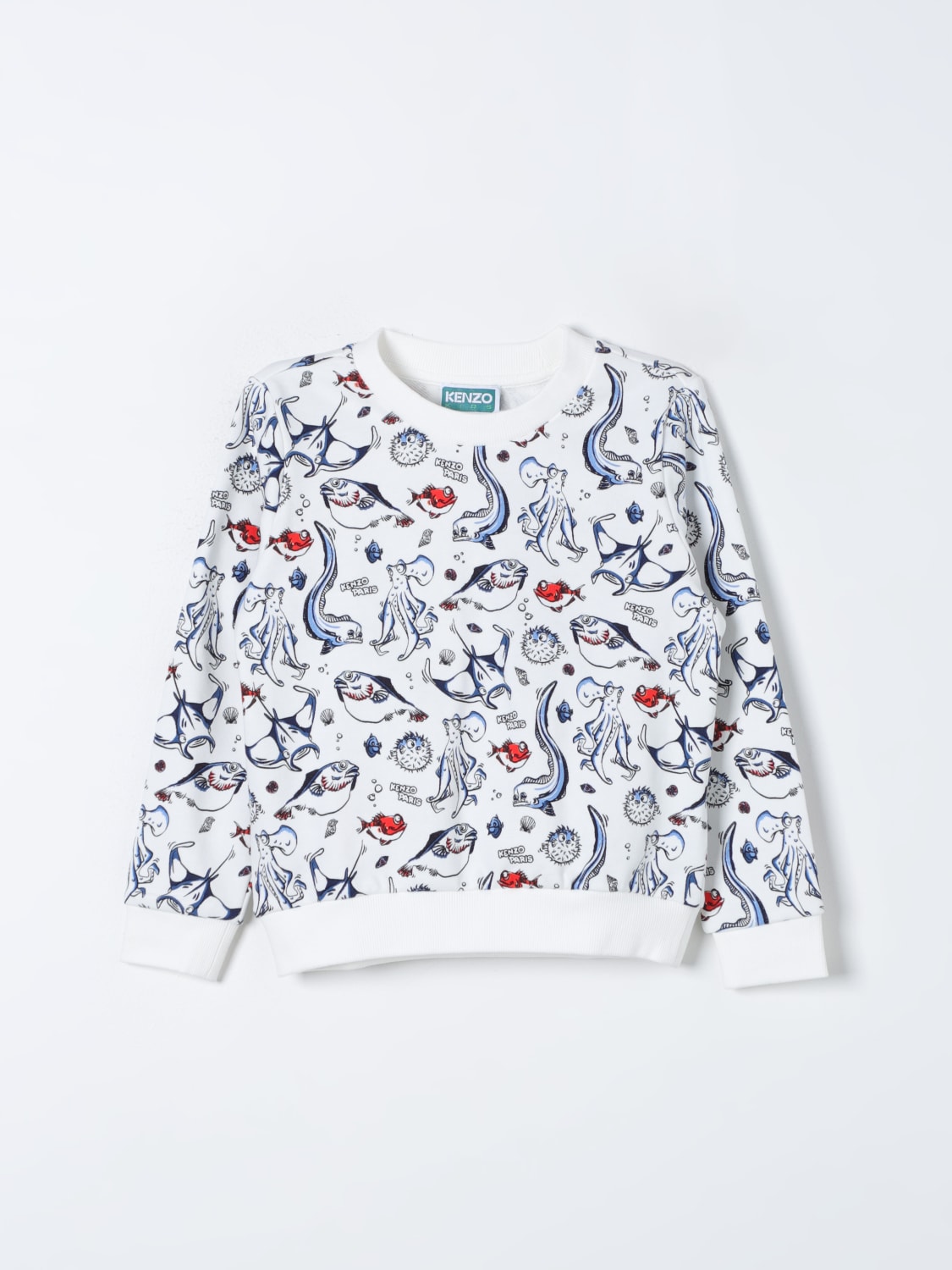 KENZO KIDS PULL: Pull enfant Kenzo Kids, Blanc - Img 1