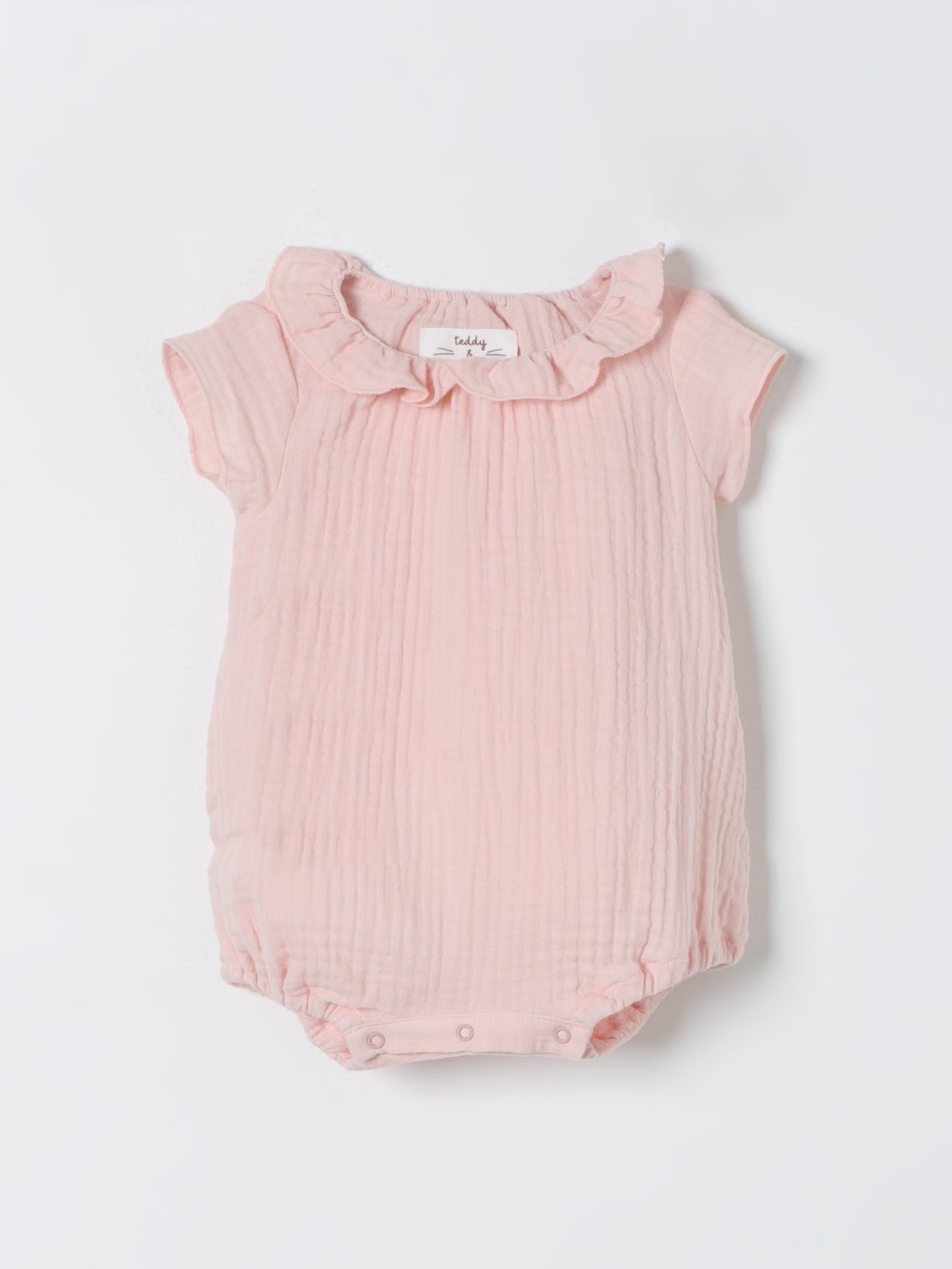 TEDDY & MINOU ROMPER: Romper kids Teddy & Minou, Pink - Img 1