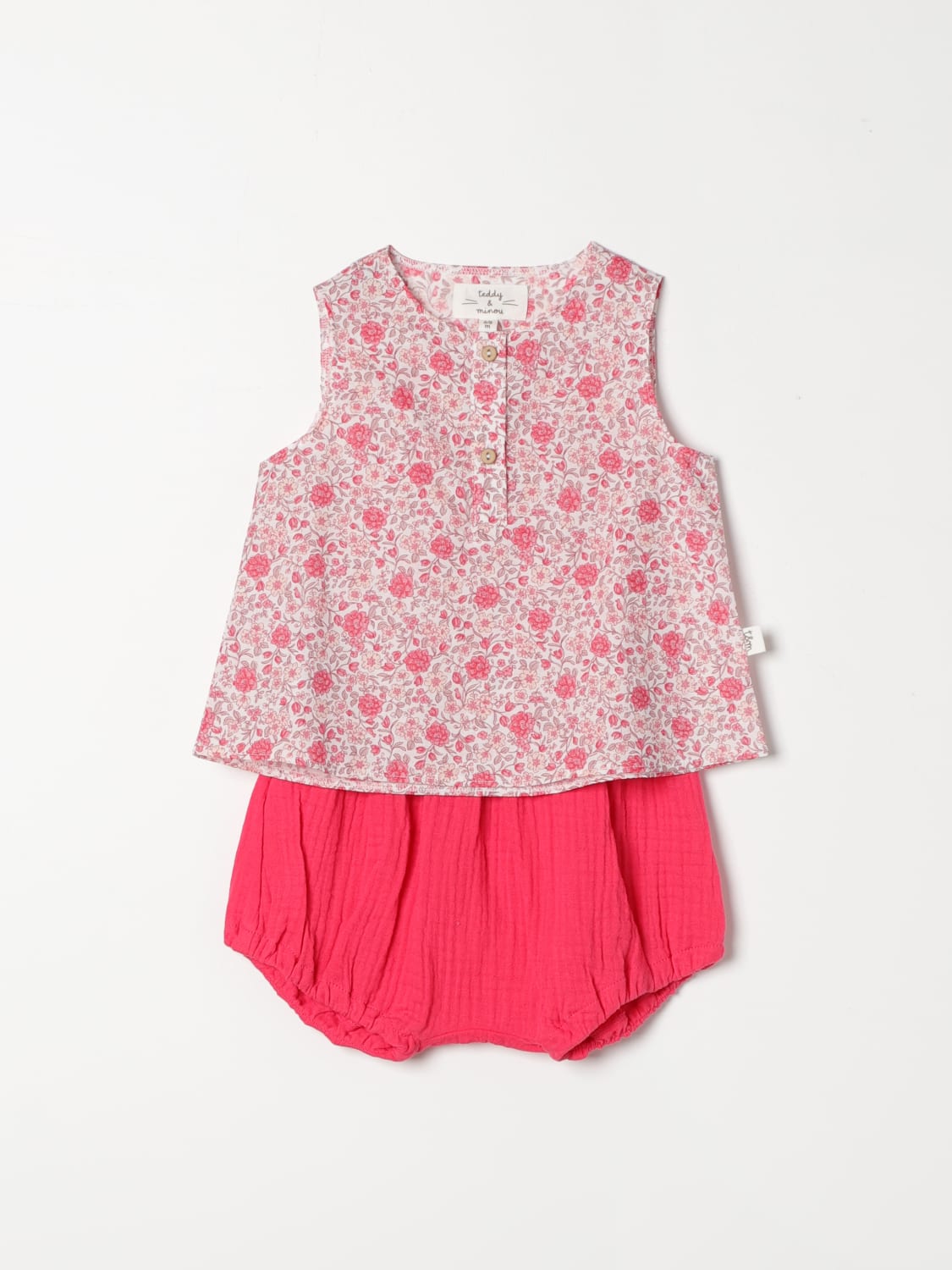 TEDDY & MINOU JUMPSUIT: Jumpsuit kids Teddy & Minou, Red - Img 1