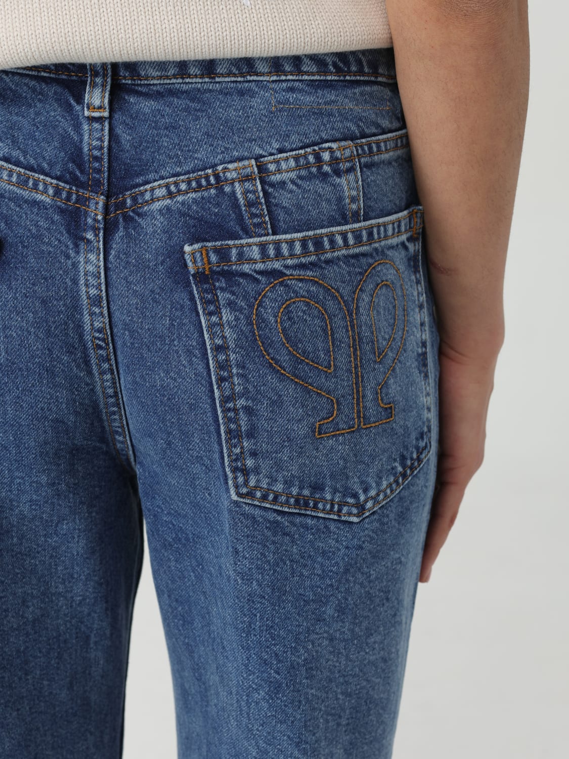 デニム・ジーパン PHILOSOPHY DI LORENZO SERAFINI Woman Jeans Blue 03040731 309 30158016KP_14_f.jpg