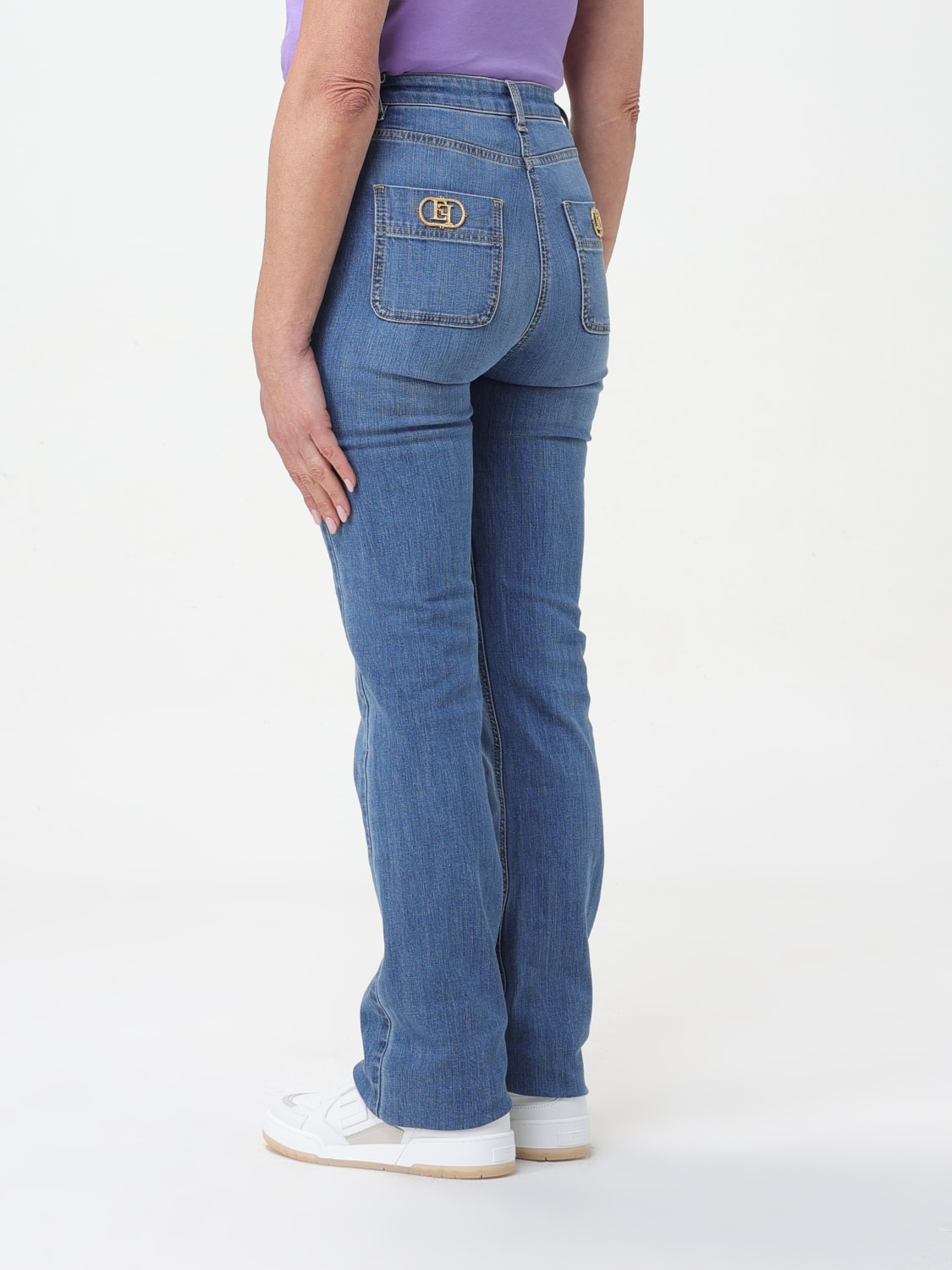 ELISABETTA FRANCHI JEANS: Jeans woman Elisabetta Franchi, Denim - Img 2