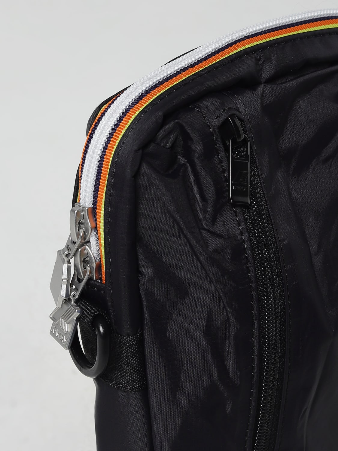 K-WAY BORSA A TRACOLLA: Borsa Barbiton K-Way in nylon ripstop, Nero - Img 3