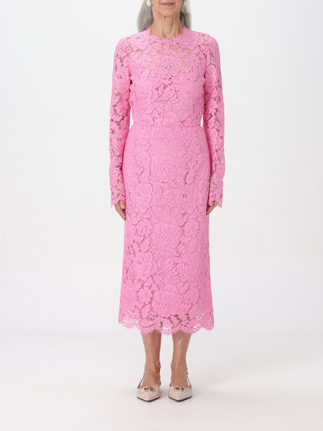 DOLCE & GABBANA: Dress woman - Pink | Dolce & Gabbana dress DOLCE & GABBANA: Dress woman - Pink | Dolce & Gabbana dress