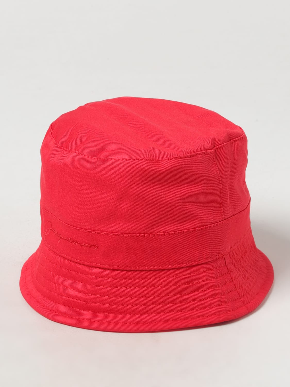 JACQUEMUS CAPPELLO BAMBINO: Cappello Jacquemus in cotone , Rosso - Img 1