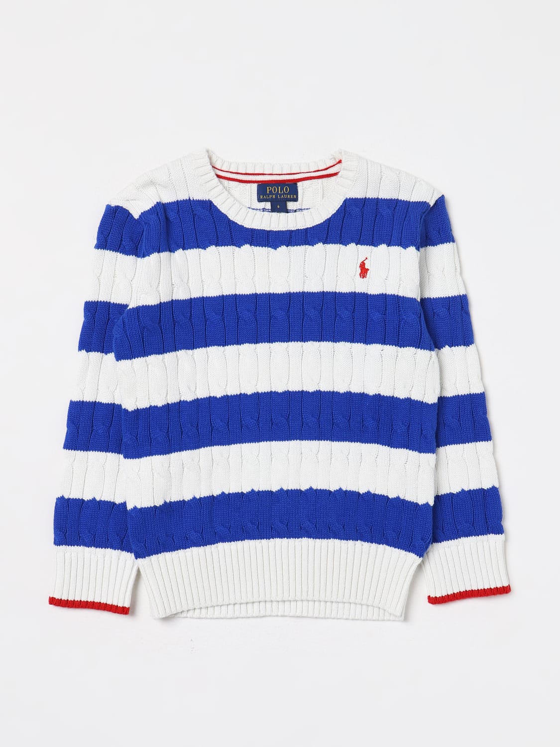 POLO RALPH LAUREN SWEATER: Sweater kids Polo Ralph Lauren, Blue - Img 1