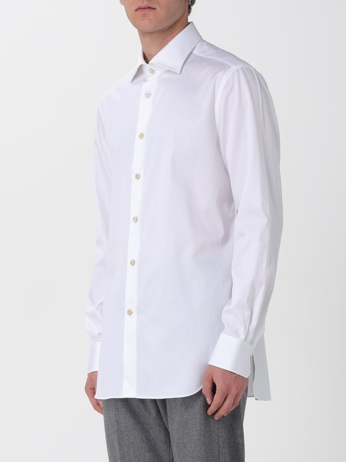KITON HEMD: Hemd herren Kiton, Weiß - Img 4