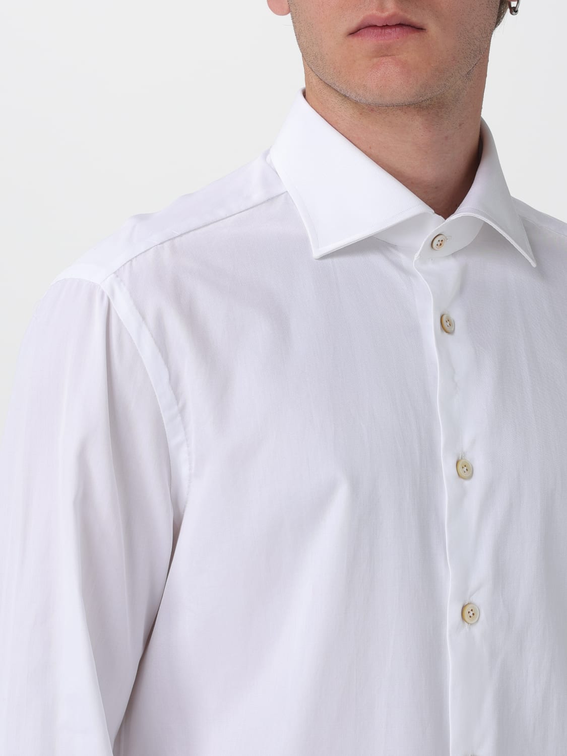 KITON HEMD: Hemd herren Kiton, Weiß - Img 5