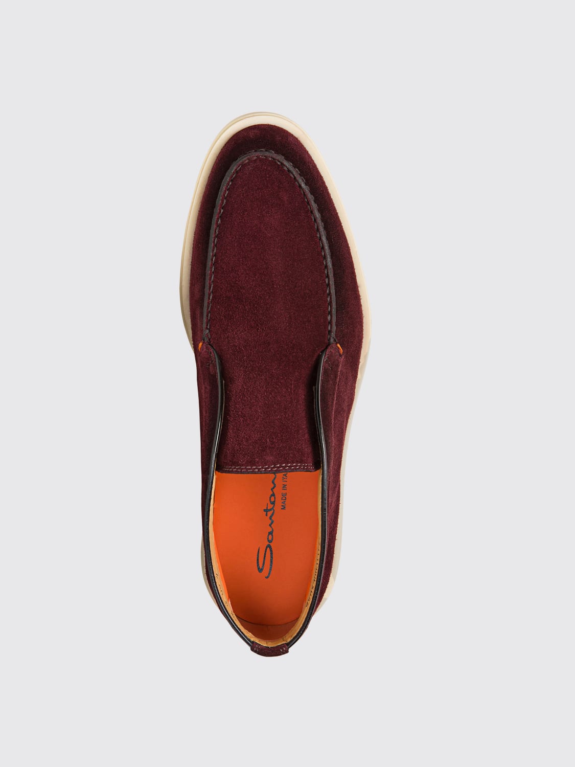 SANTONI CHUKKA BOOTS: Loafers men Santoni, Burgundy - Img 4