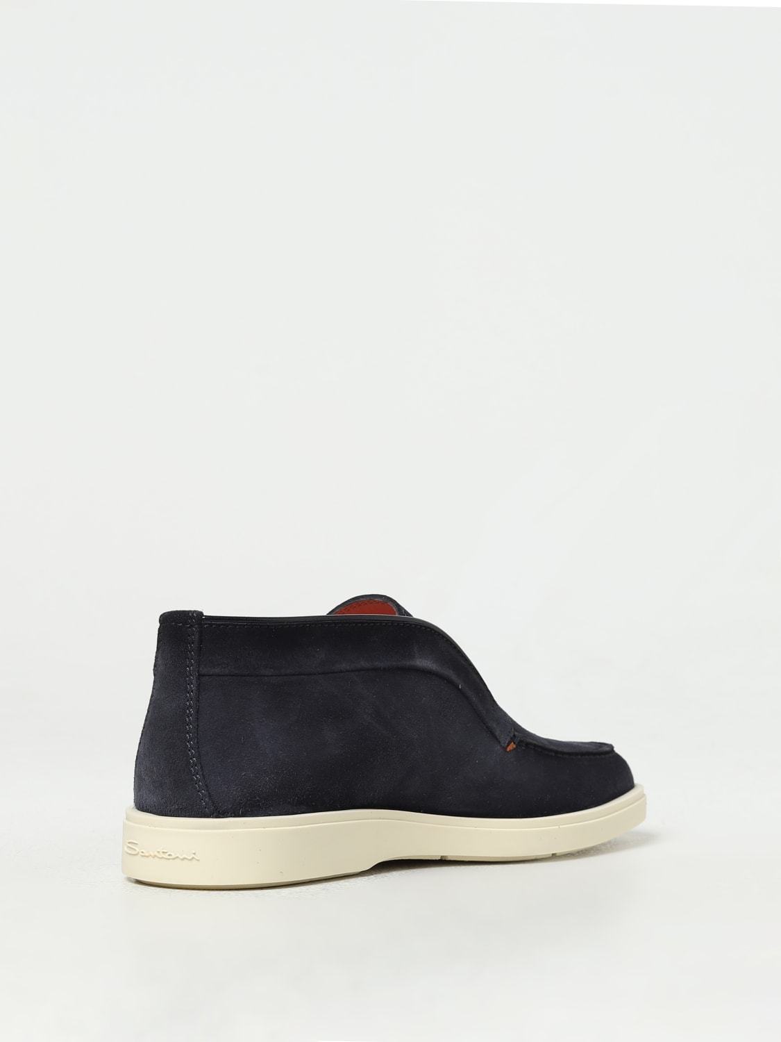 SANTONI DESERT BOOTS: Mocassins homme Santoni, Bleu 1 - Img 3