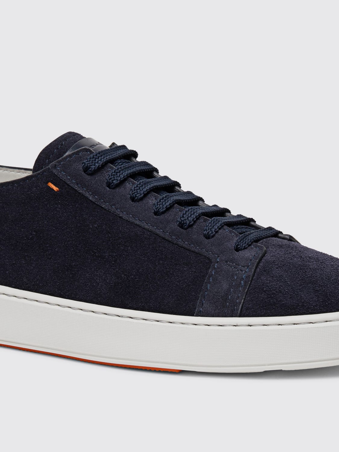 SANTONI SNEAKERS: Sneakers men Santoni, Blue - Img 4