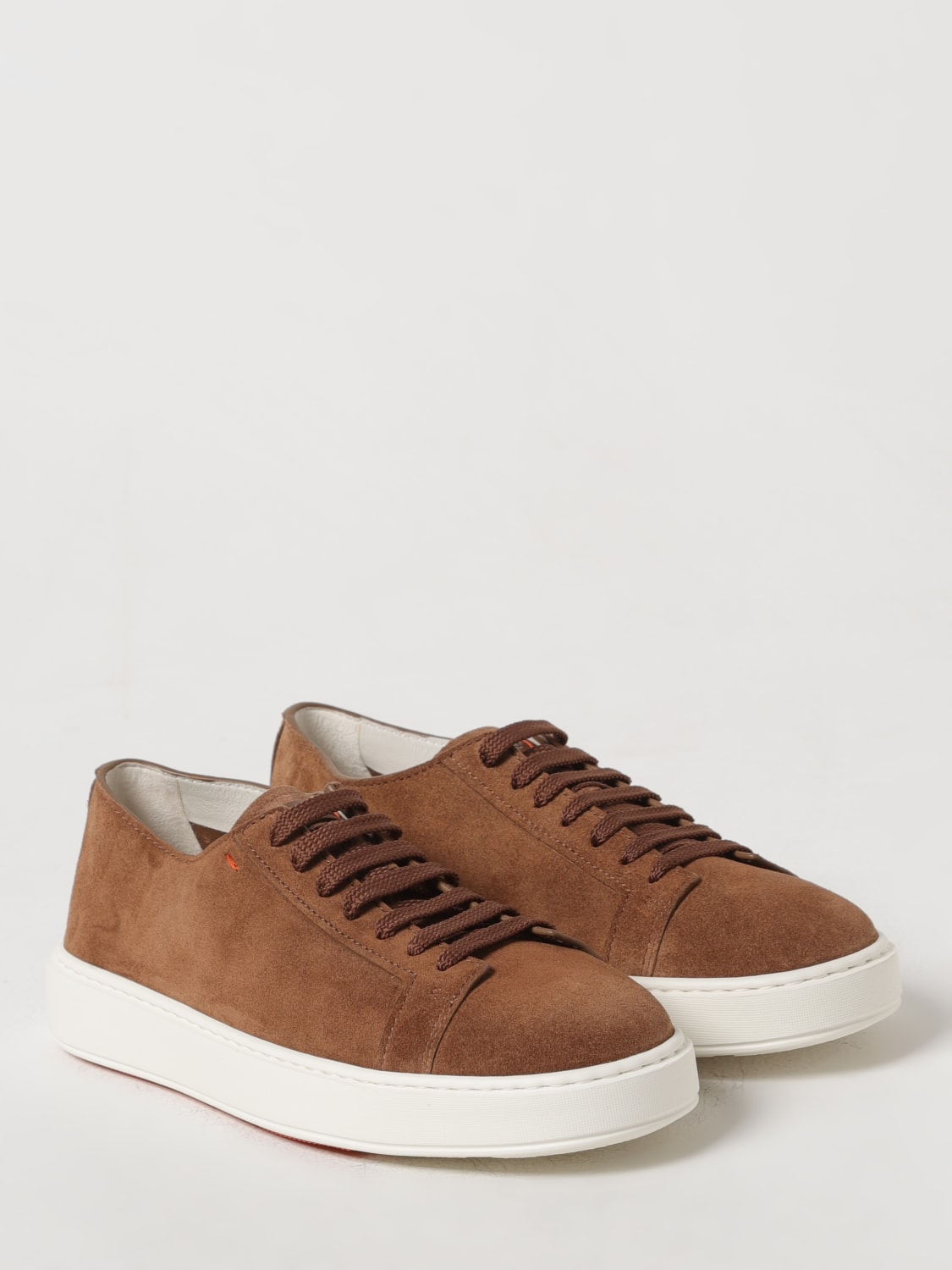 SANTONI: Sneakers men - Brown | Santoni sneakers