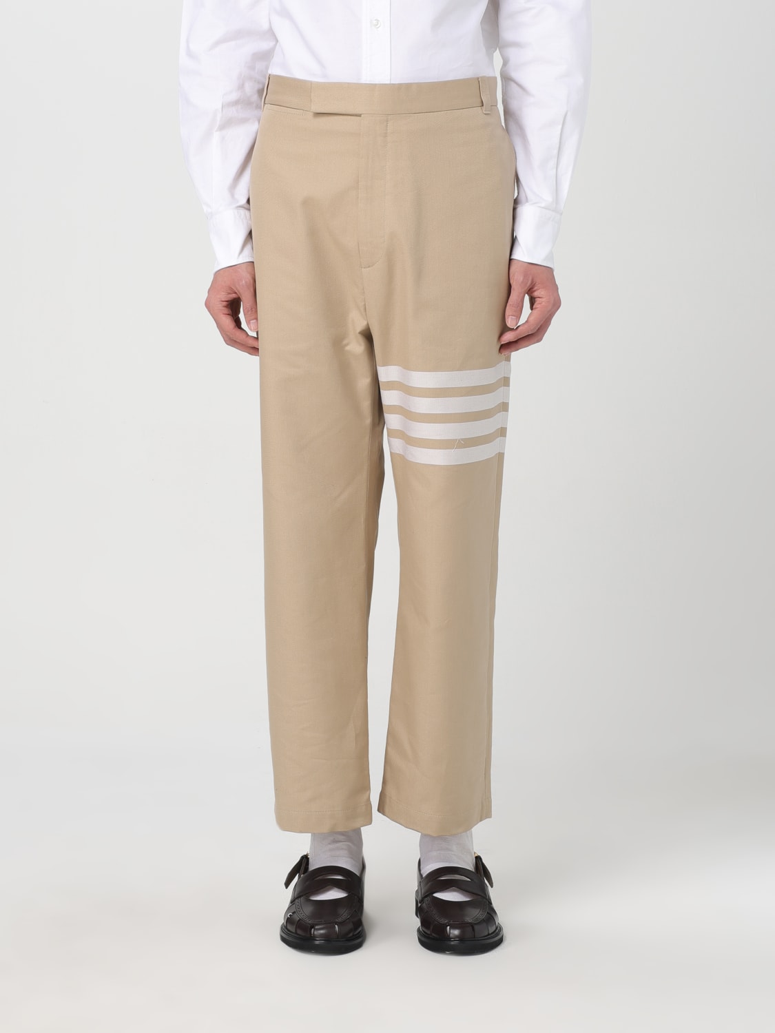 THOM BROWNE PANTALONE: Pantalone uomo Thom Browne, Marrone - Img 1