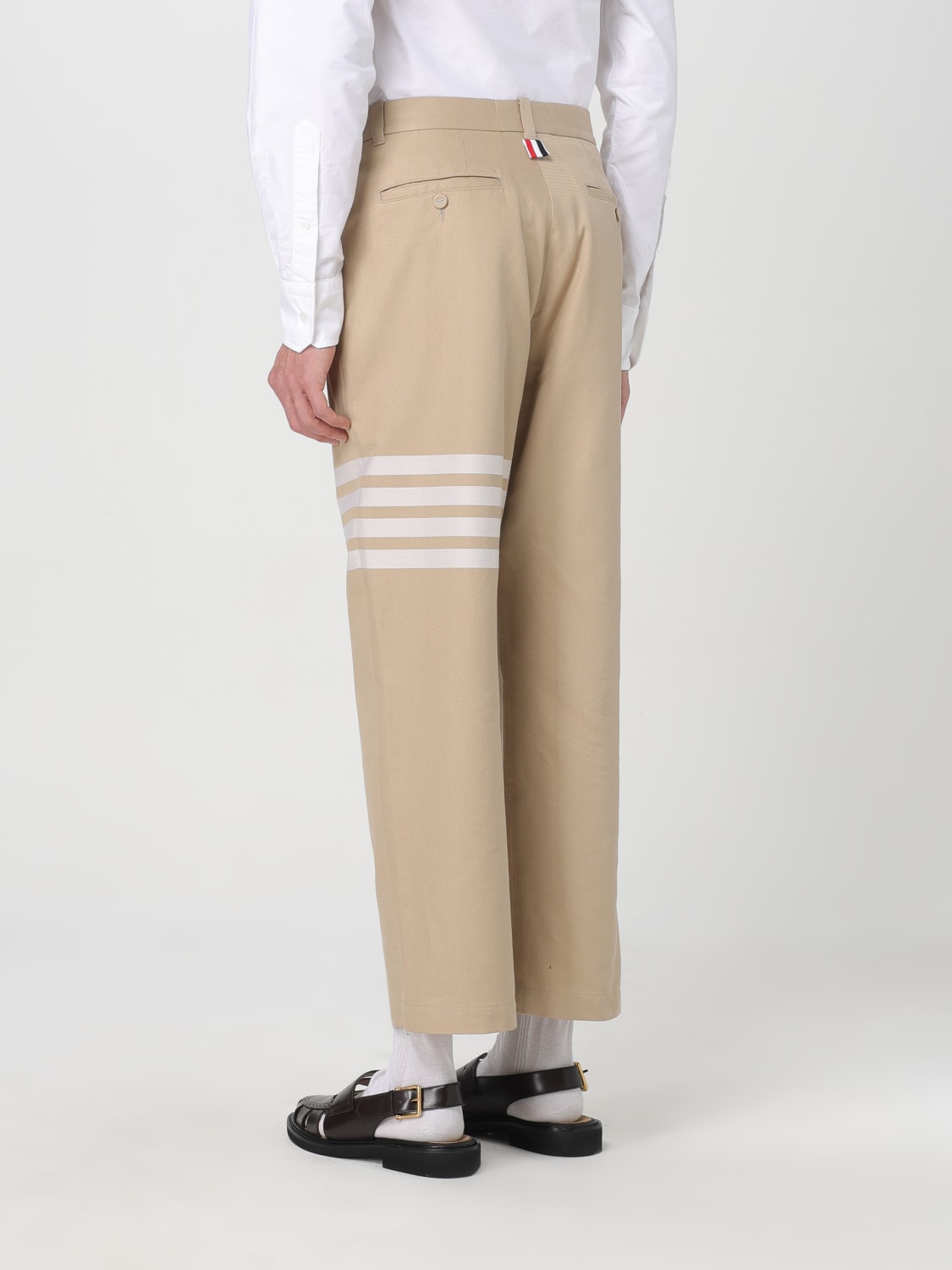 THOM BROWNE PANTALONE: Pantalone uomo Thom Browne, Marrone - Img 3