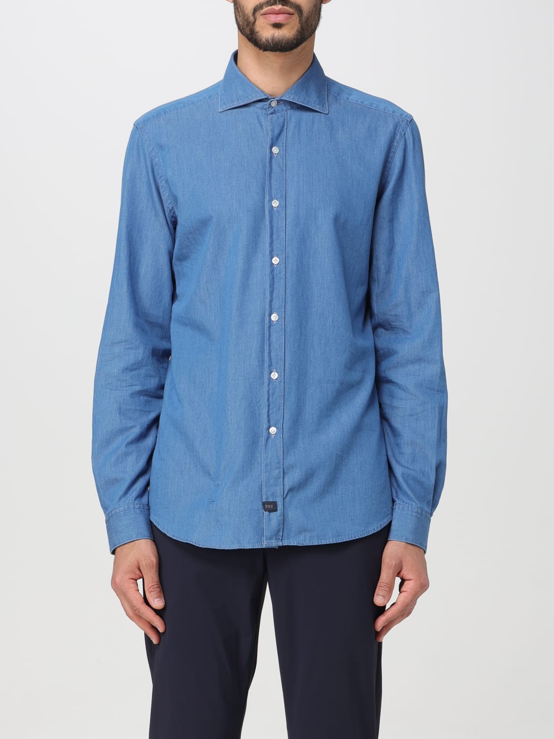 FAY SHIRT: Shirt men Fay, Denim - Img 1