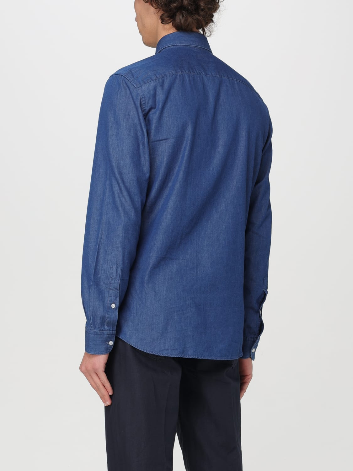 FAY SHIRT: Shirt men Fay, Stone Washed - Img 2