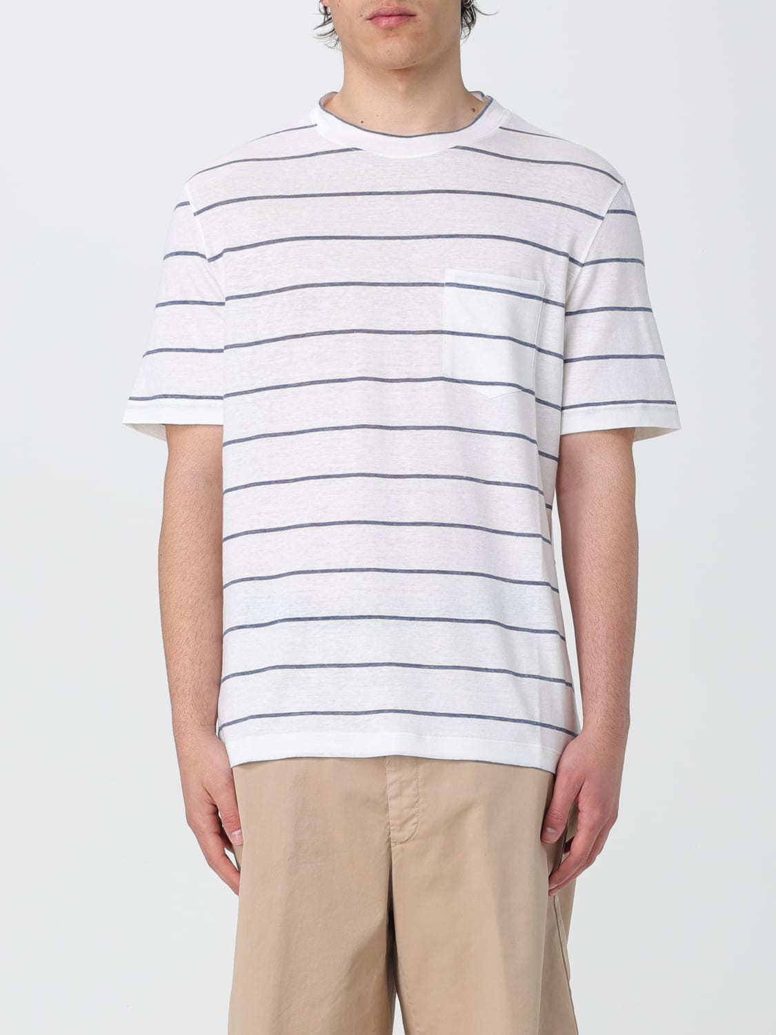 BRUNELLO CUCINELLI Tシャツ: Tシャツ メンズ Brunello Cucinelli, ホワイト - Img 1