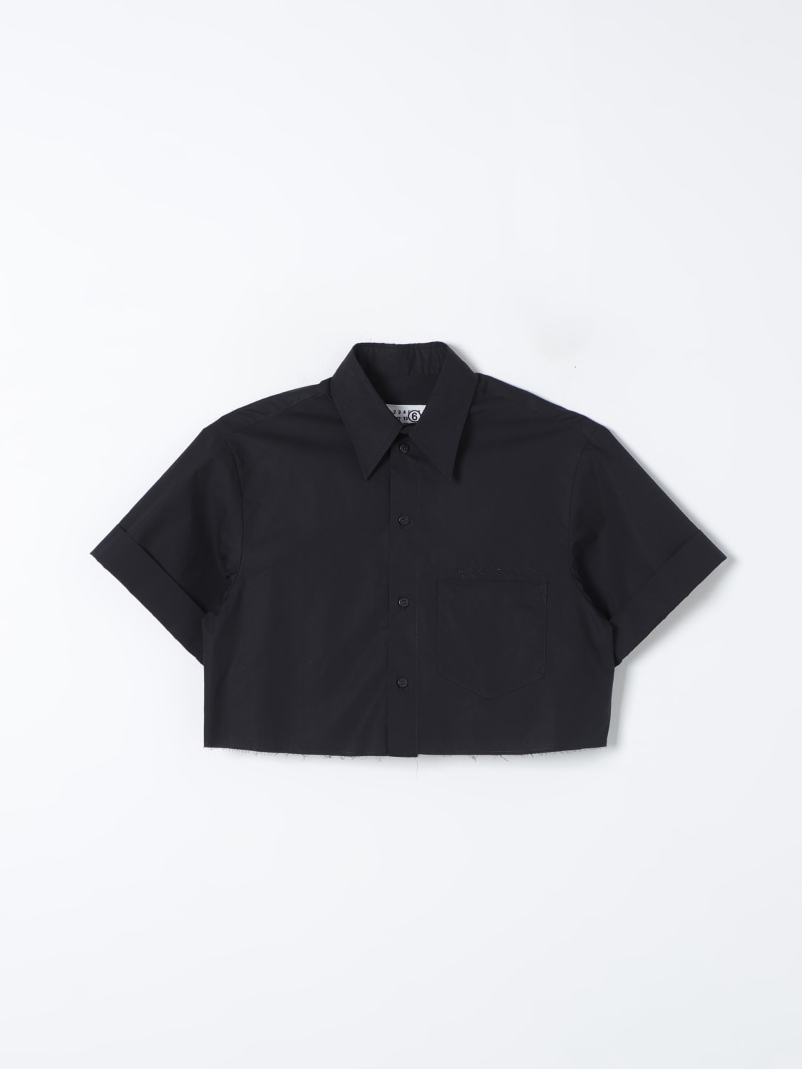 MM6 MAISON MARGIELA SHIRT: Shirt kids Mm6 Maison Margiela, Black - Img 1