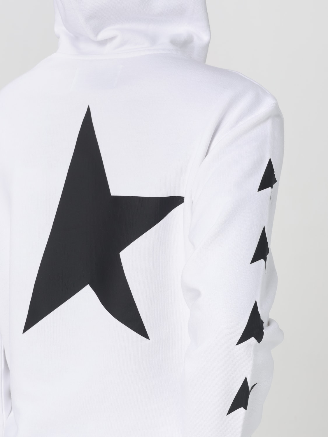 パーカー・フーディ GOLDEN GOOSE Men Hoodies GMP01224 P00053410658 White GOLDEN GOOSE: Sweatshirt men - White | Golden Goose