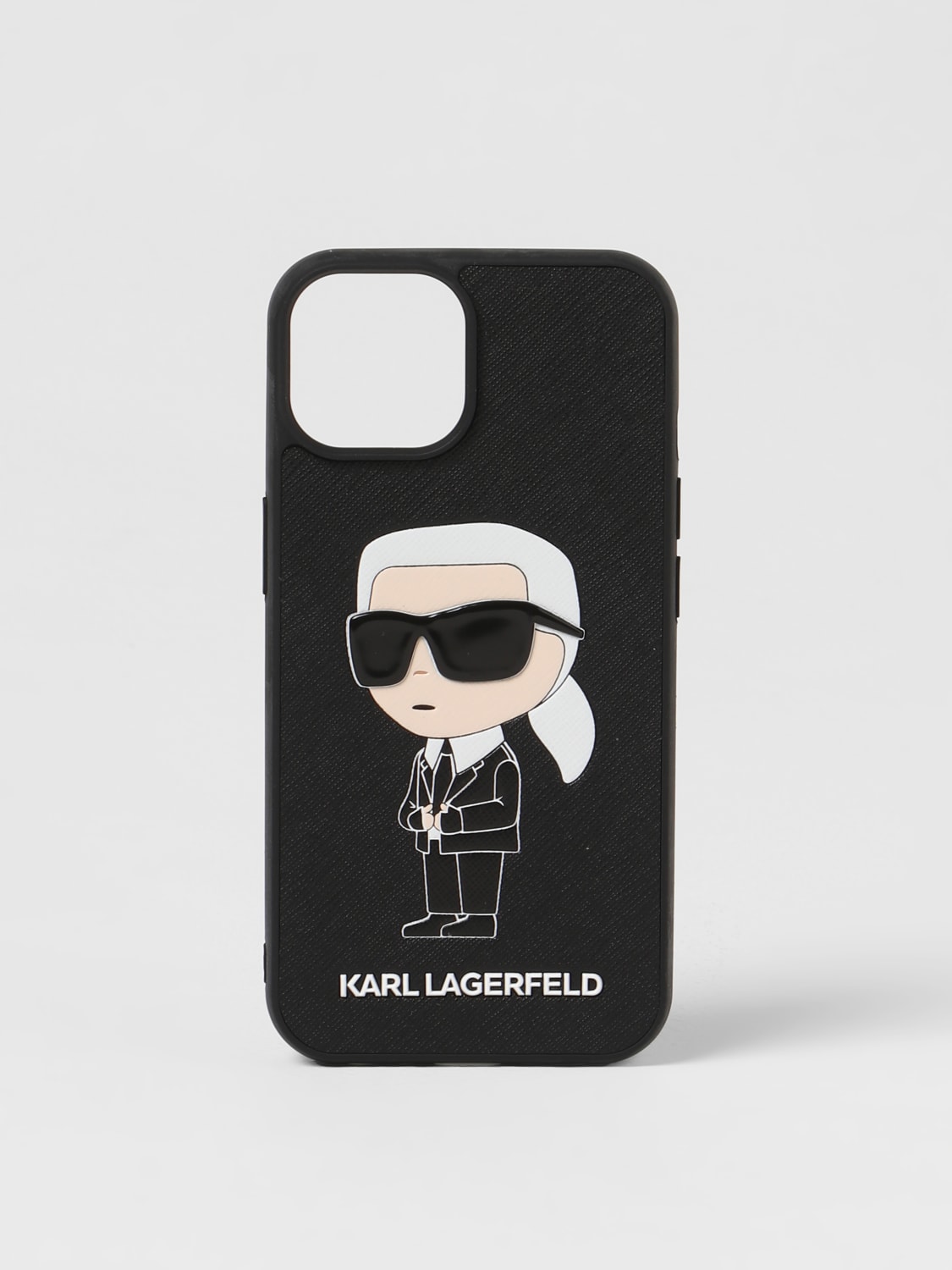 KARL LAGERFELD: Чехол на iphone Мужское - Черный | Karl Lagerfeld Чехол На  Iphone 230W3880 на сайте GIGLIO.COM