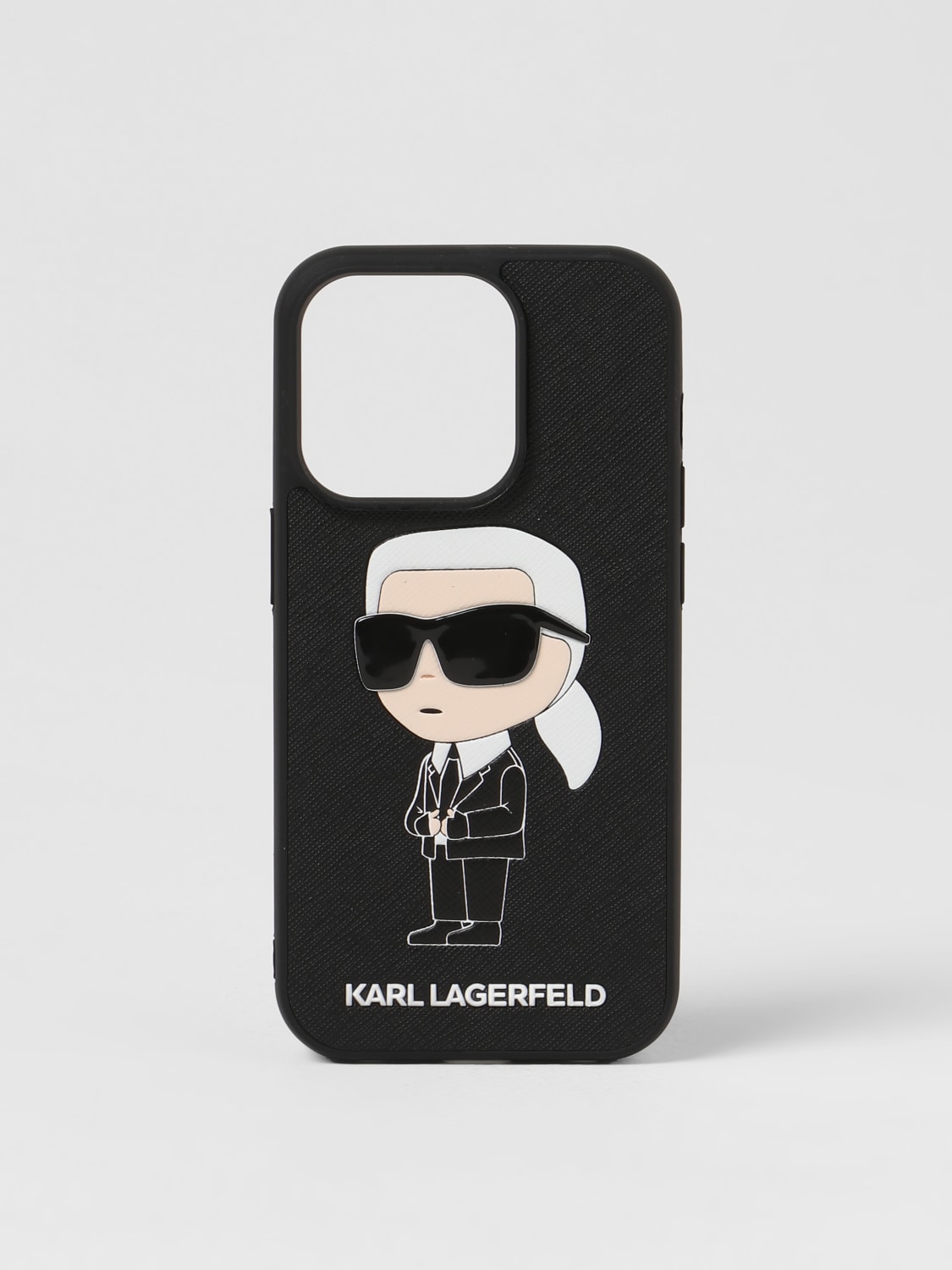 KARL LAGERFELD ケース: ケース メンズ Karl Lagerfeld, ブラック - Img 1