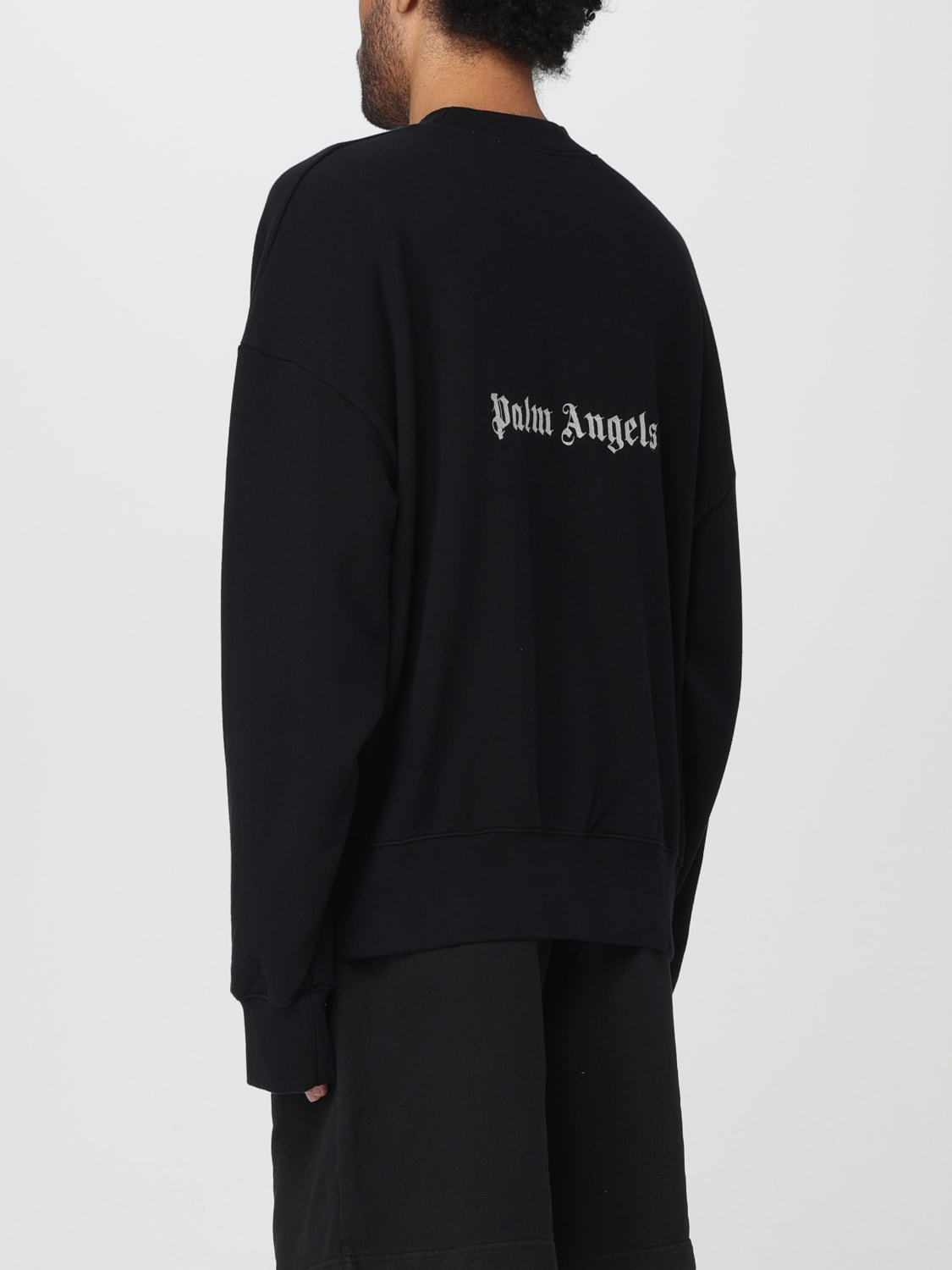 PALM ANGELS SWEATSHIRT: Sweatshirt men Palm Angels, Black - Img 3