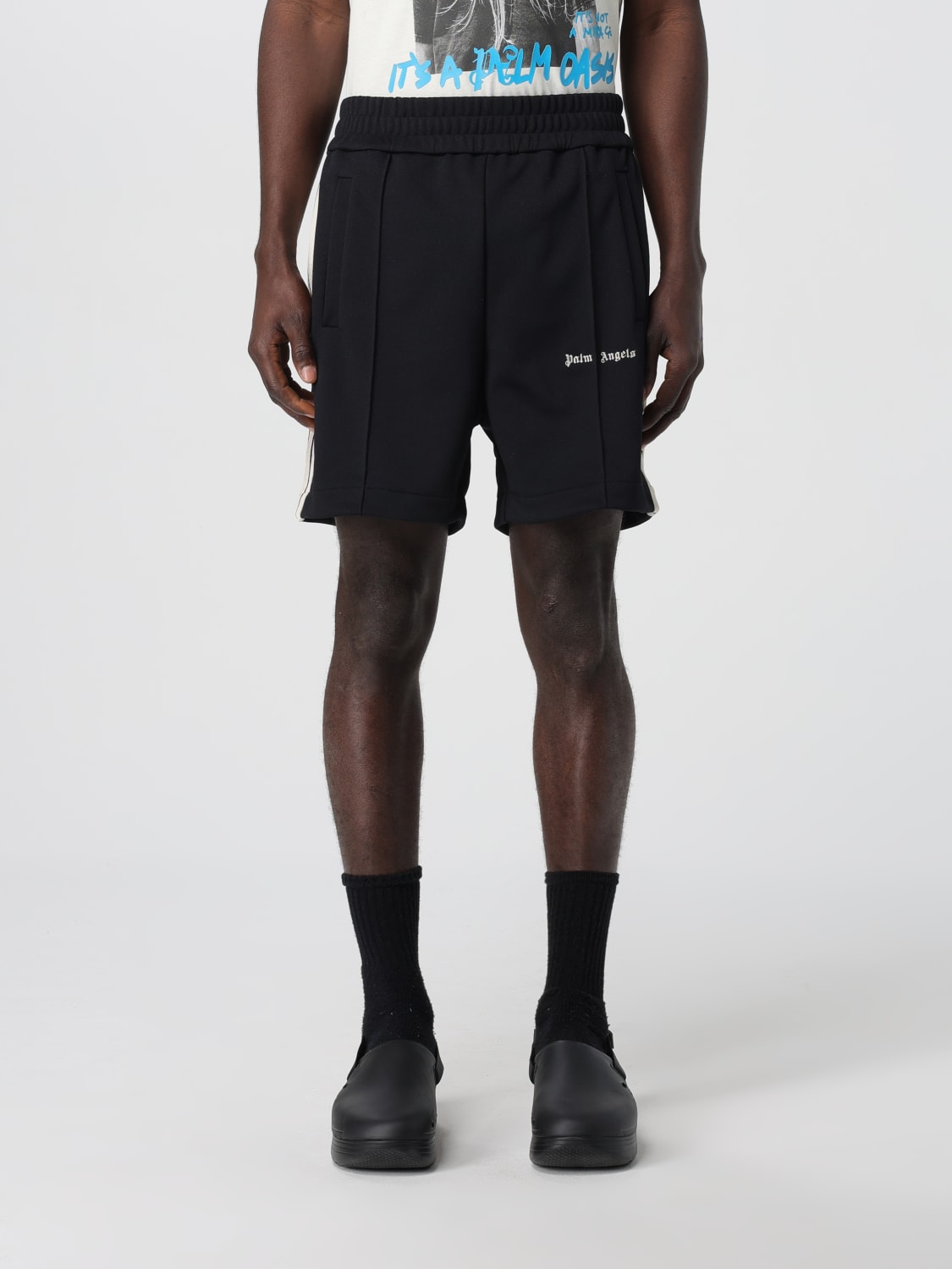 PALM ANGELS SHORTS: Shorts herren Palm Angels, Schwarz - Img 1