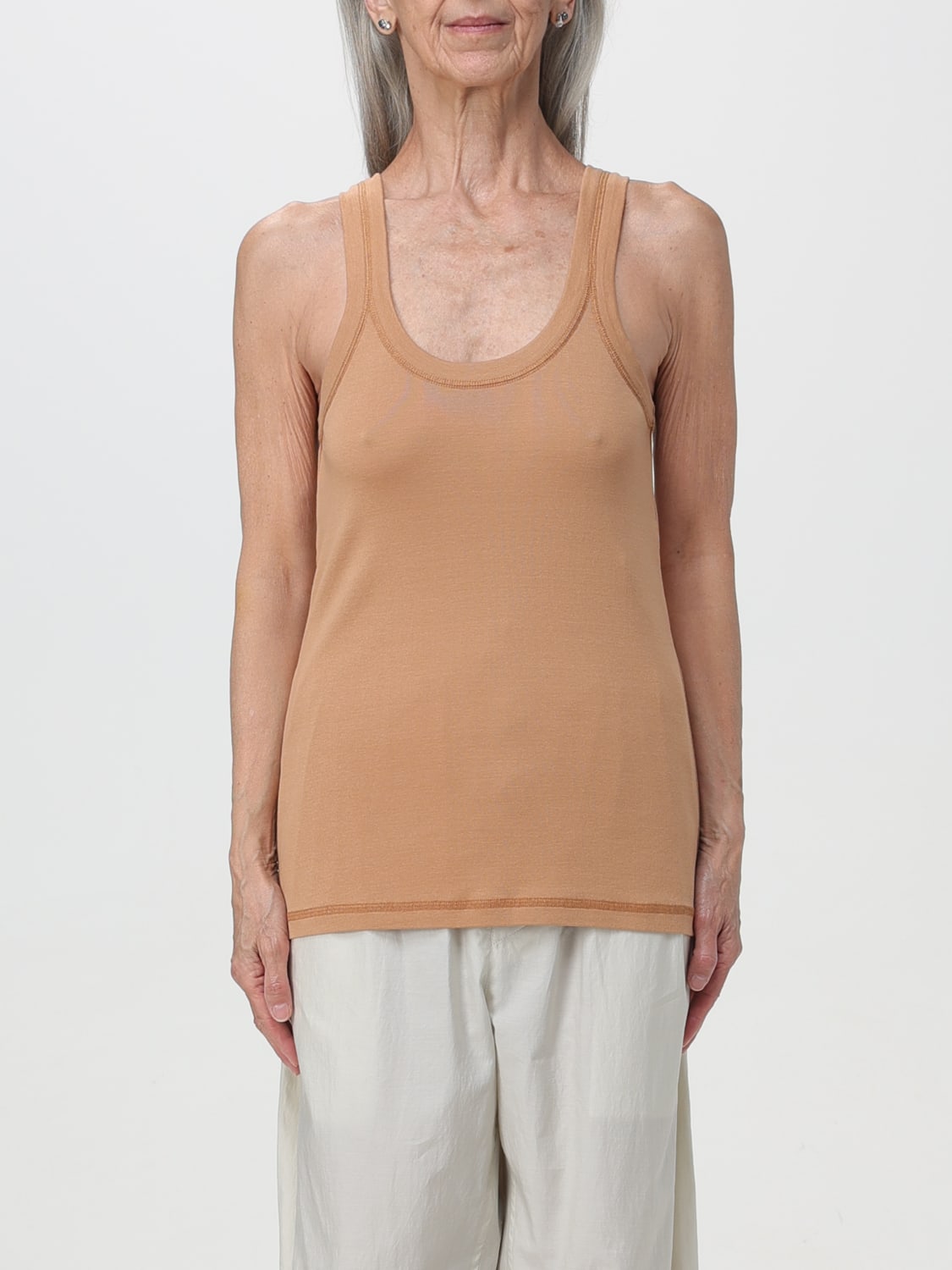 LEMAIRE TOP: Top woman Lemaire, Camel - Img 1