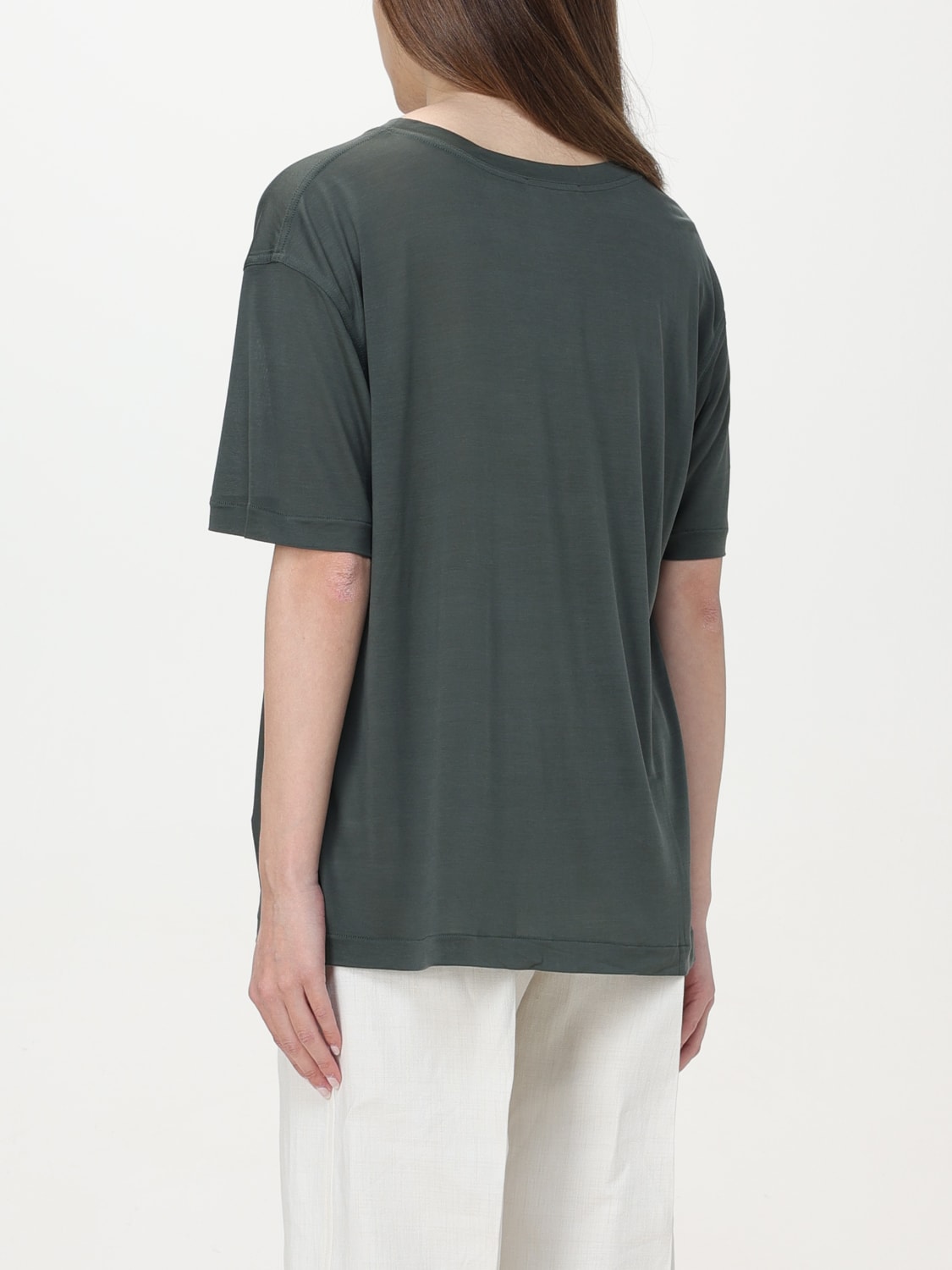 LEMAIRE T-SHIRT: T-shirt men Lemaire, Green - Img 2