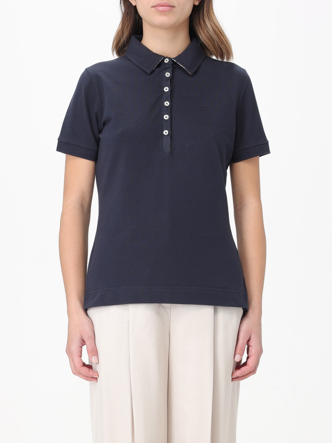 BARBOUR POLO: Polo femme Barbour, Bleu - Img 1