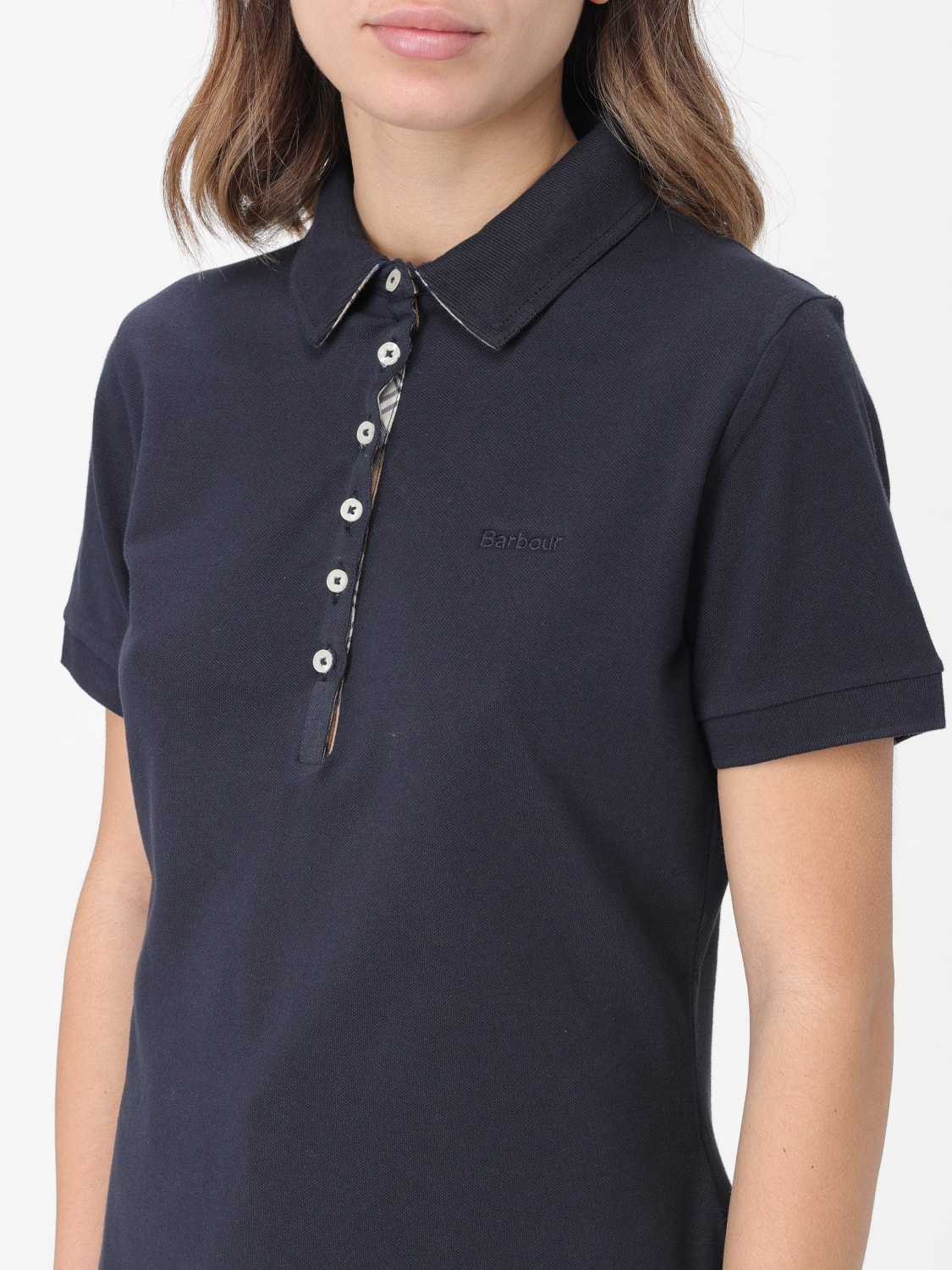 BARBOUR POLO: Polo femme Barbour, Bleu - Img 3