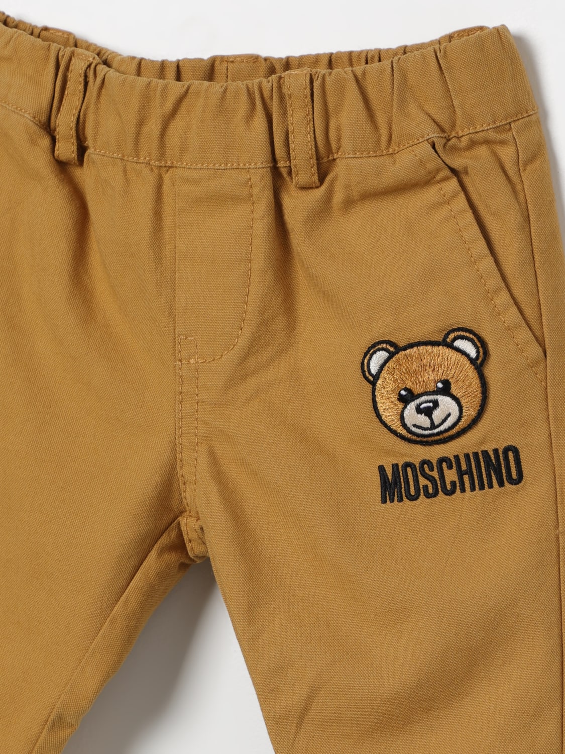 MOSCHINO PANTS: Pants kids Moschino Baby, Brown - Img 3