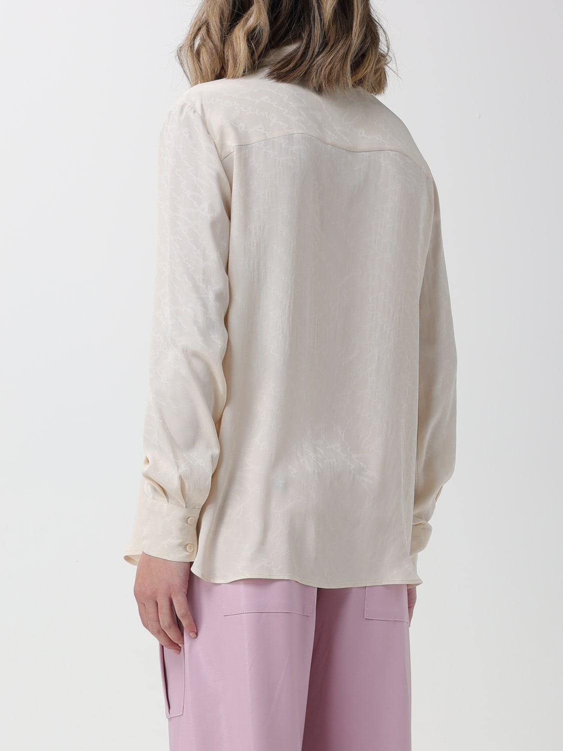 PINKO SHIRT: Shirt woman Pinko, Ivory - Img 3