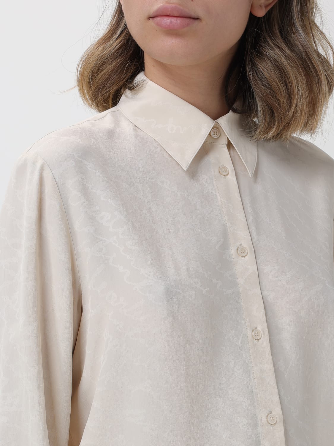 PINKO SHIRT: Shirt woman Pinko, Ivory - Img 4