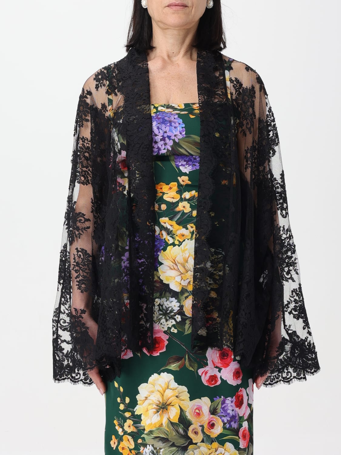 DOLCE & GABBANA CARDIGAN: Shirt woman Dolce & Gabbana, Black - Img 1