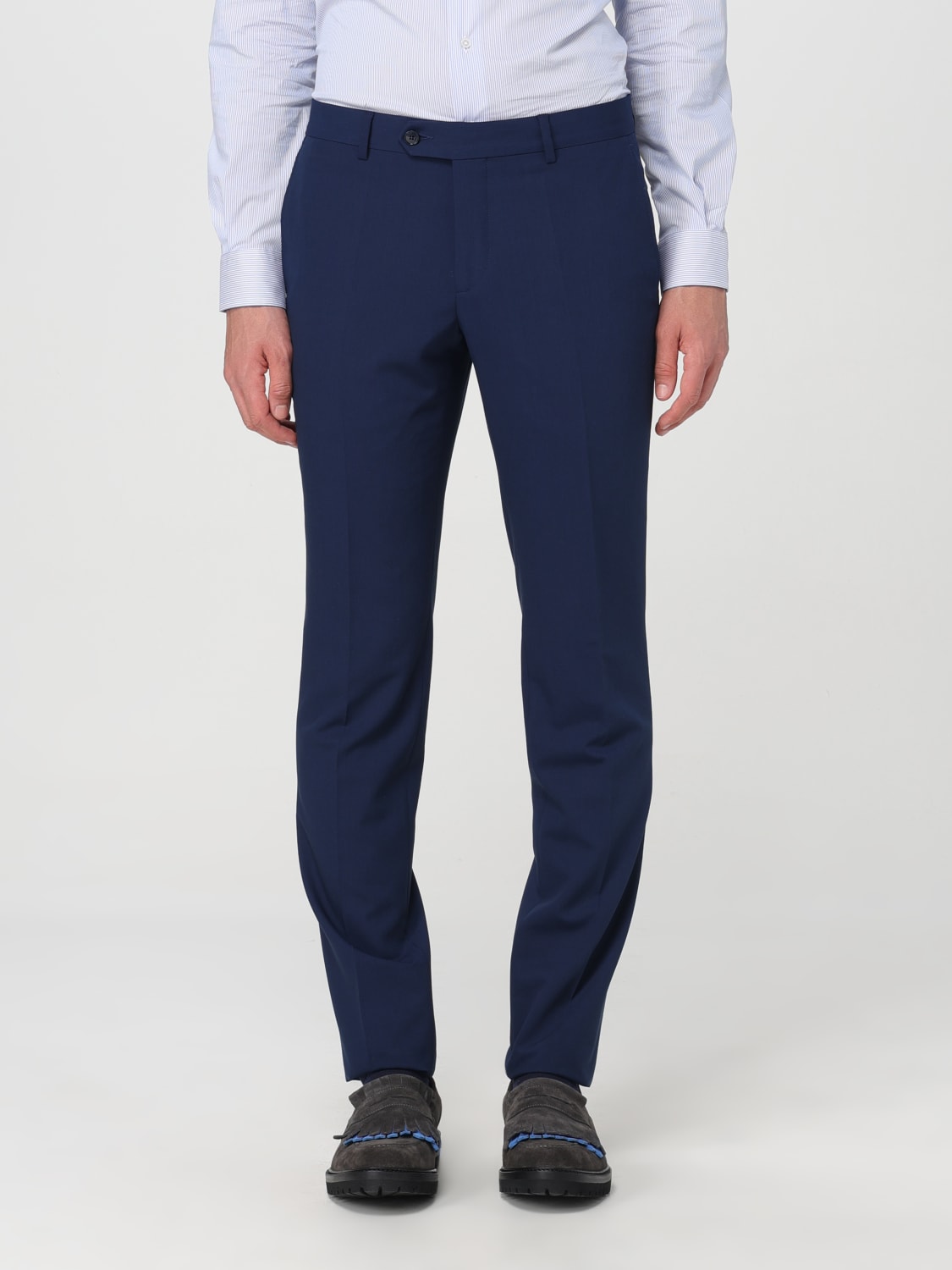 MANUEL RITZ 西服套装: 西服套装 男士 Manuel Ritz, 蓝色 1 - Img 6