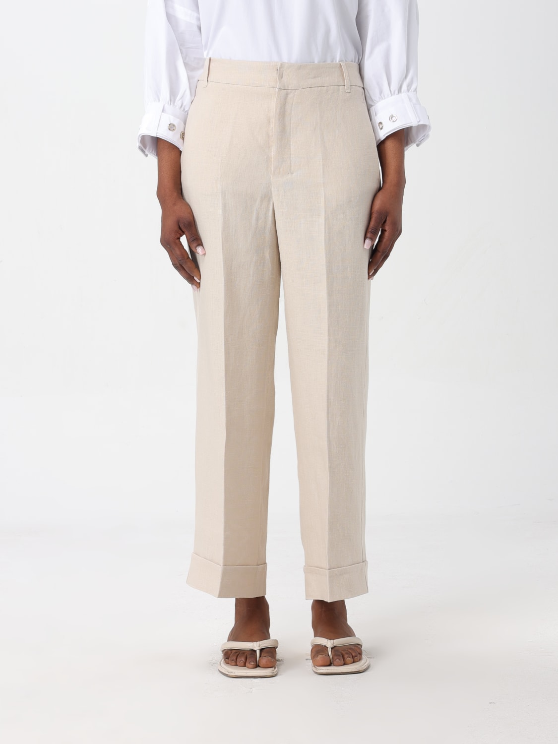 パンツ 'S Max Mara Woman Pants Beige 2519131103600 001 S MAX MARA: Pants woman - Beige | 'S Max Mara pants