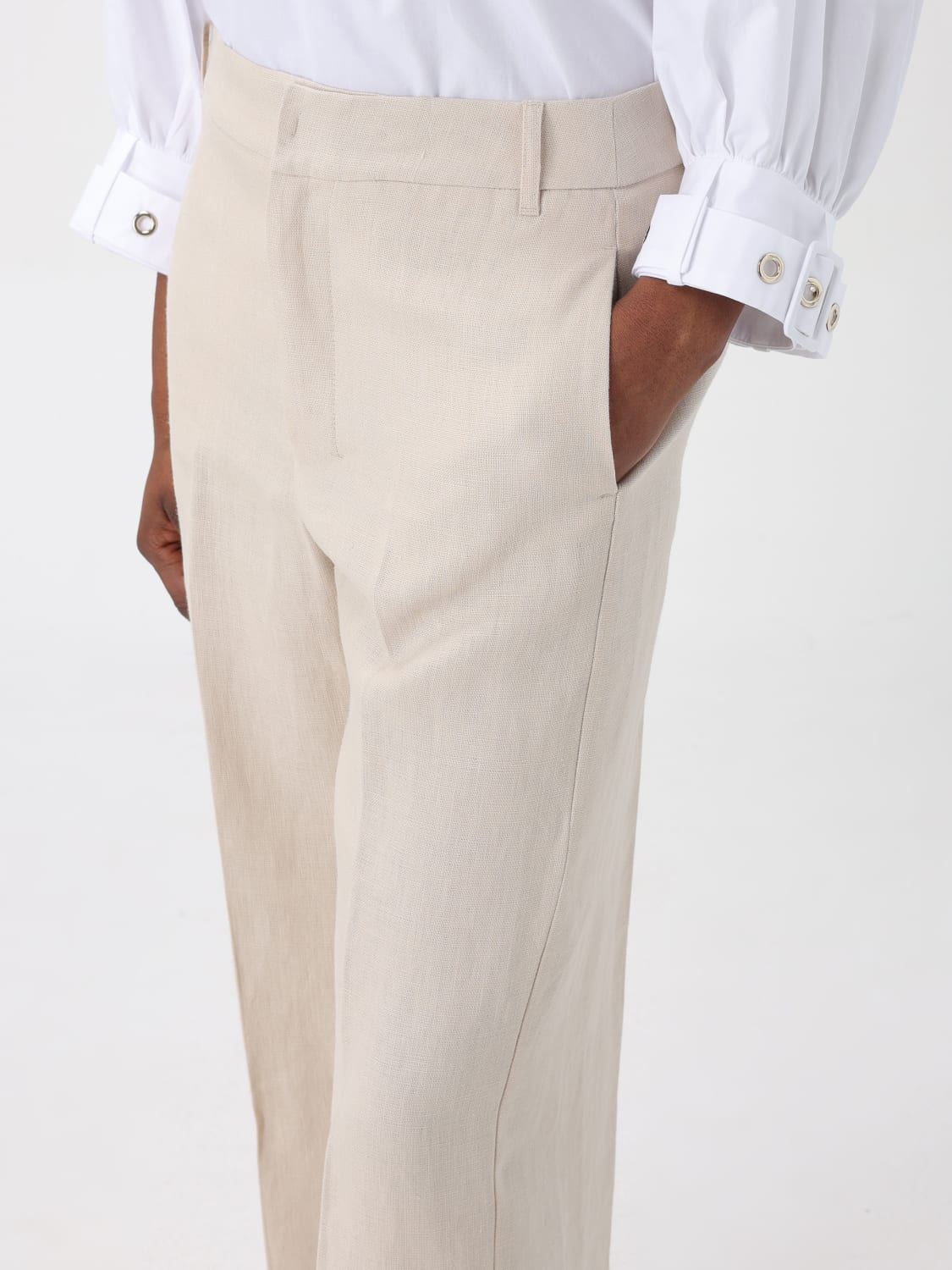 S MAX MARA: Pants woman - Beige | 'S Max Mara pants