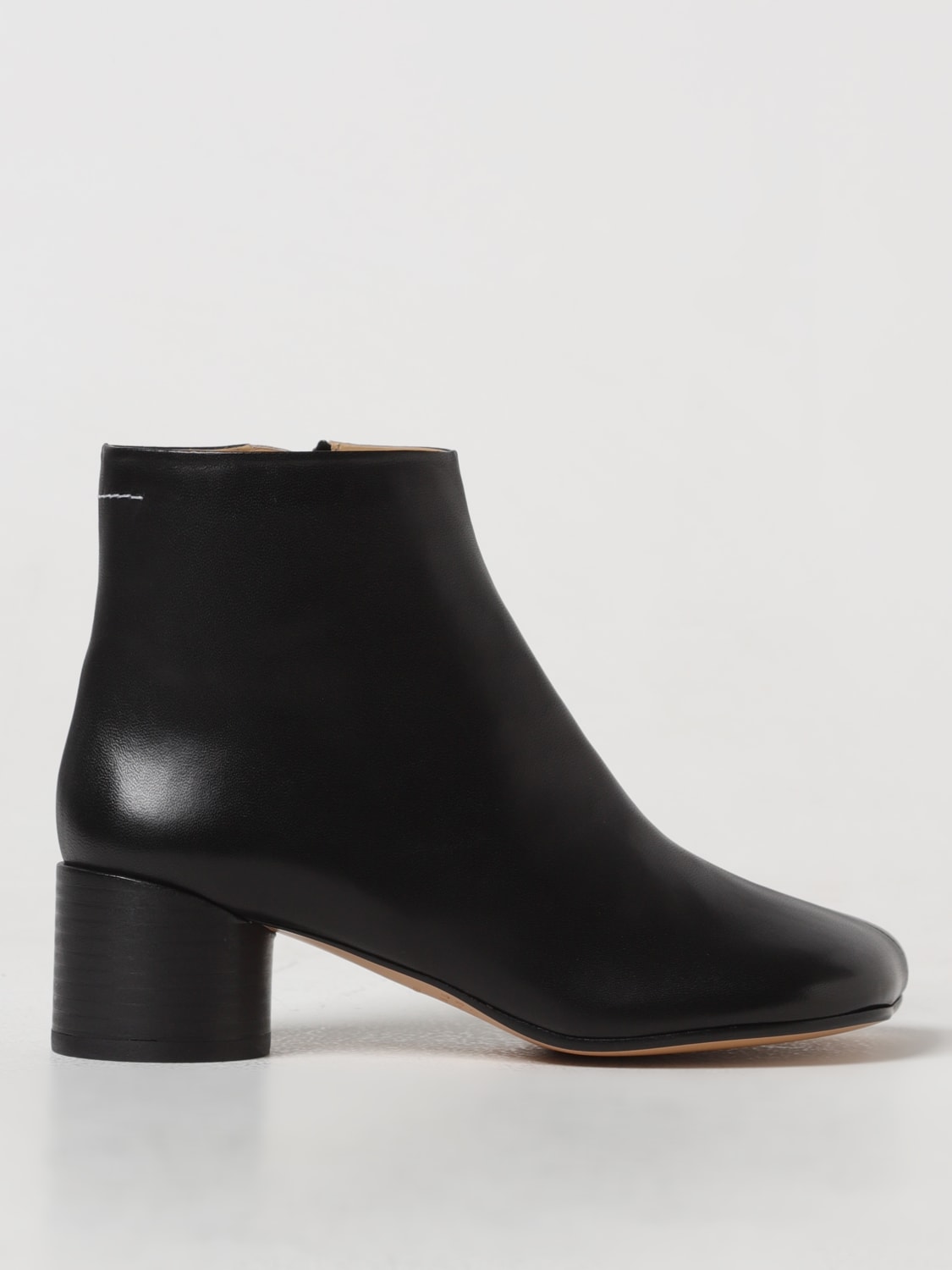 MM6 MAISON MARGIELA: Boots woman - Black | Mm6 Maison Margiela flat ankle  boots S59WU0234P3628 online at GIGLIO.COM