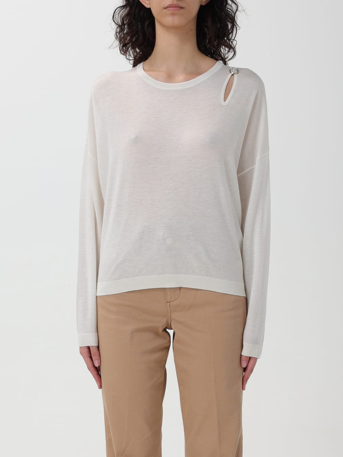 LIU JO SWEATER: Sweater woman Liu Jo, White - Img 1