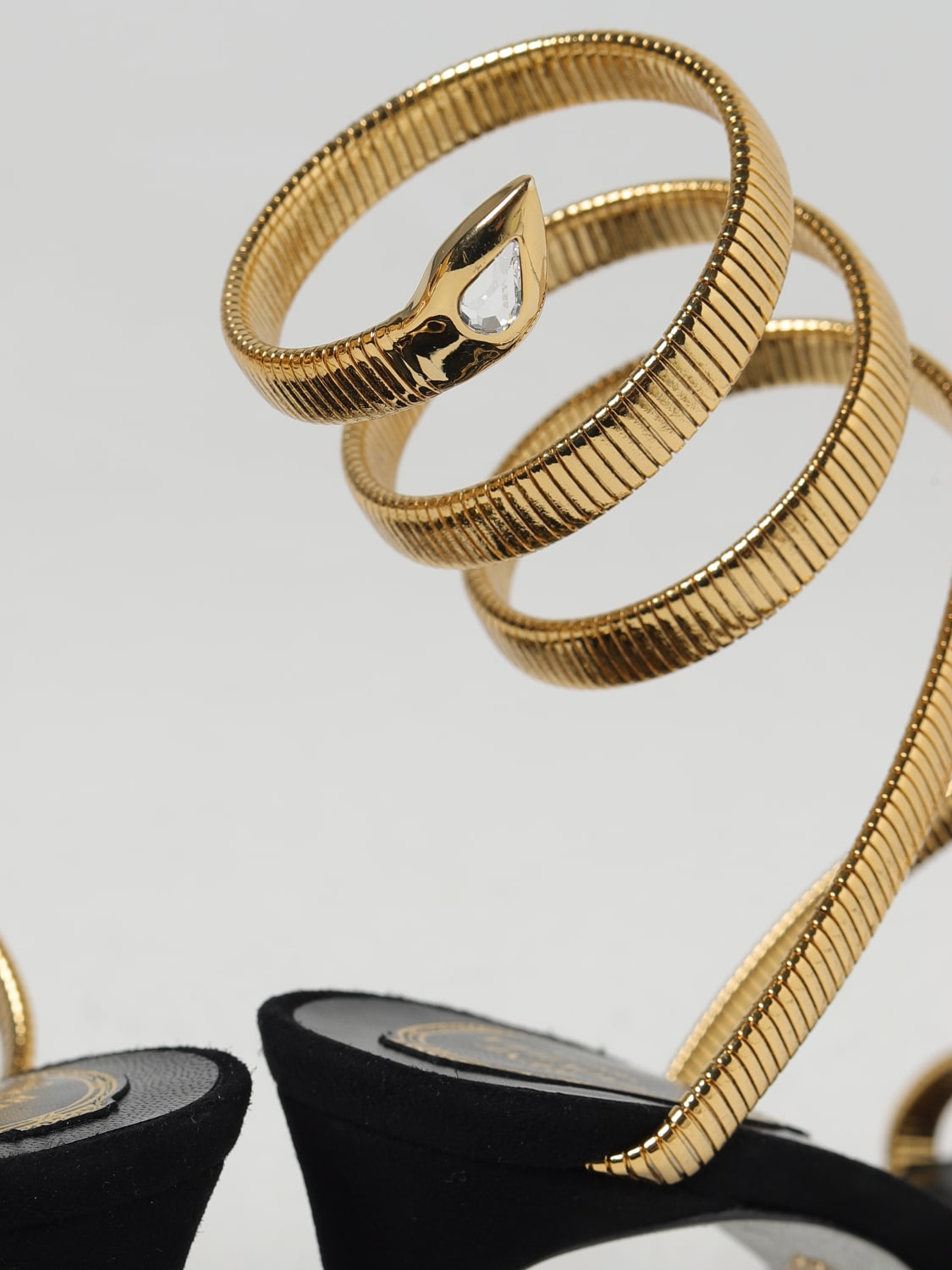 RENE CAOVILLA: High heel shoes woman - Gold | Rene Caovilla